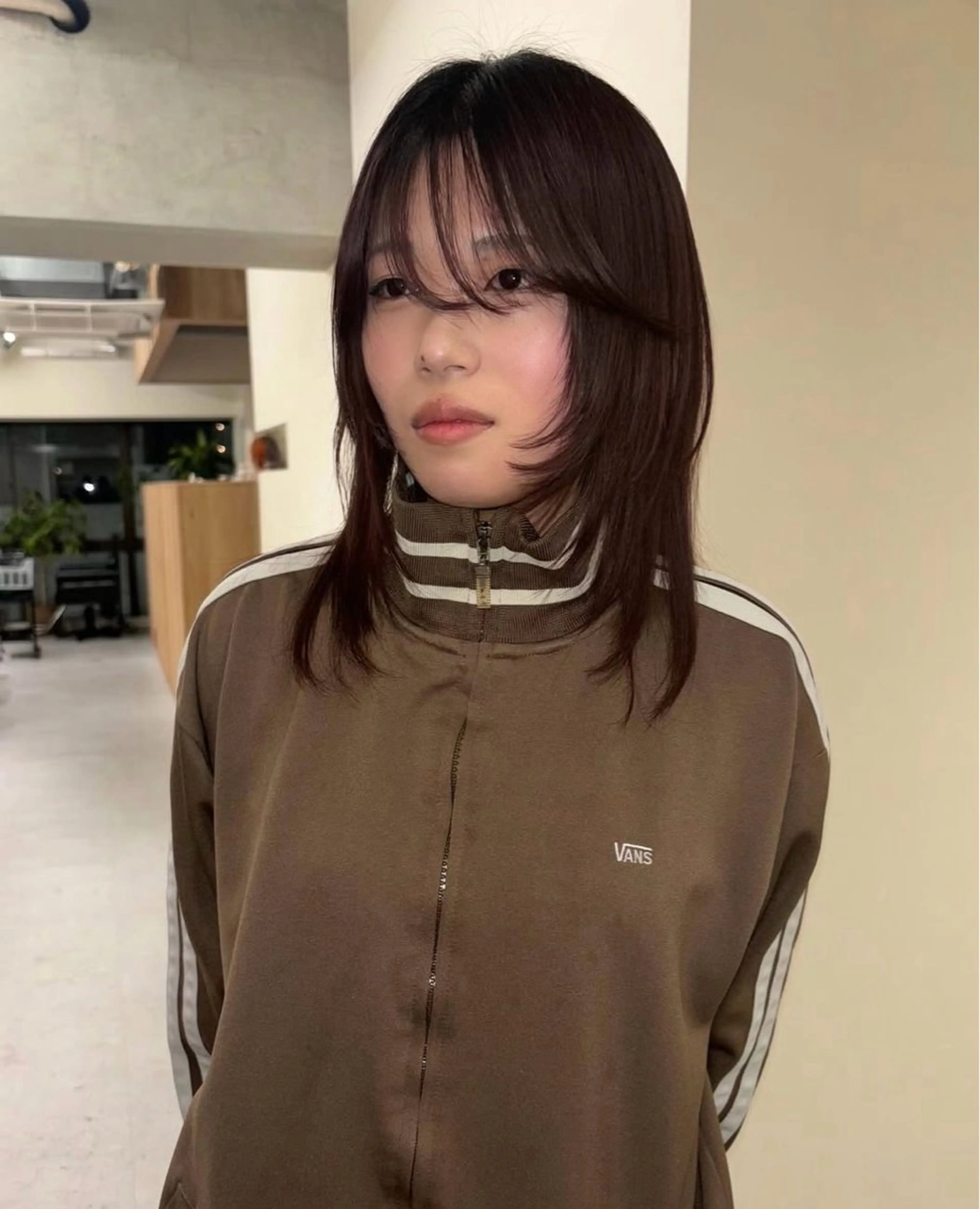 セミロング カラー カット ヘアカラー natsuki /HUIのヘアスタイル