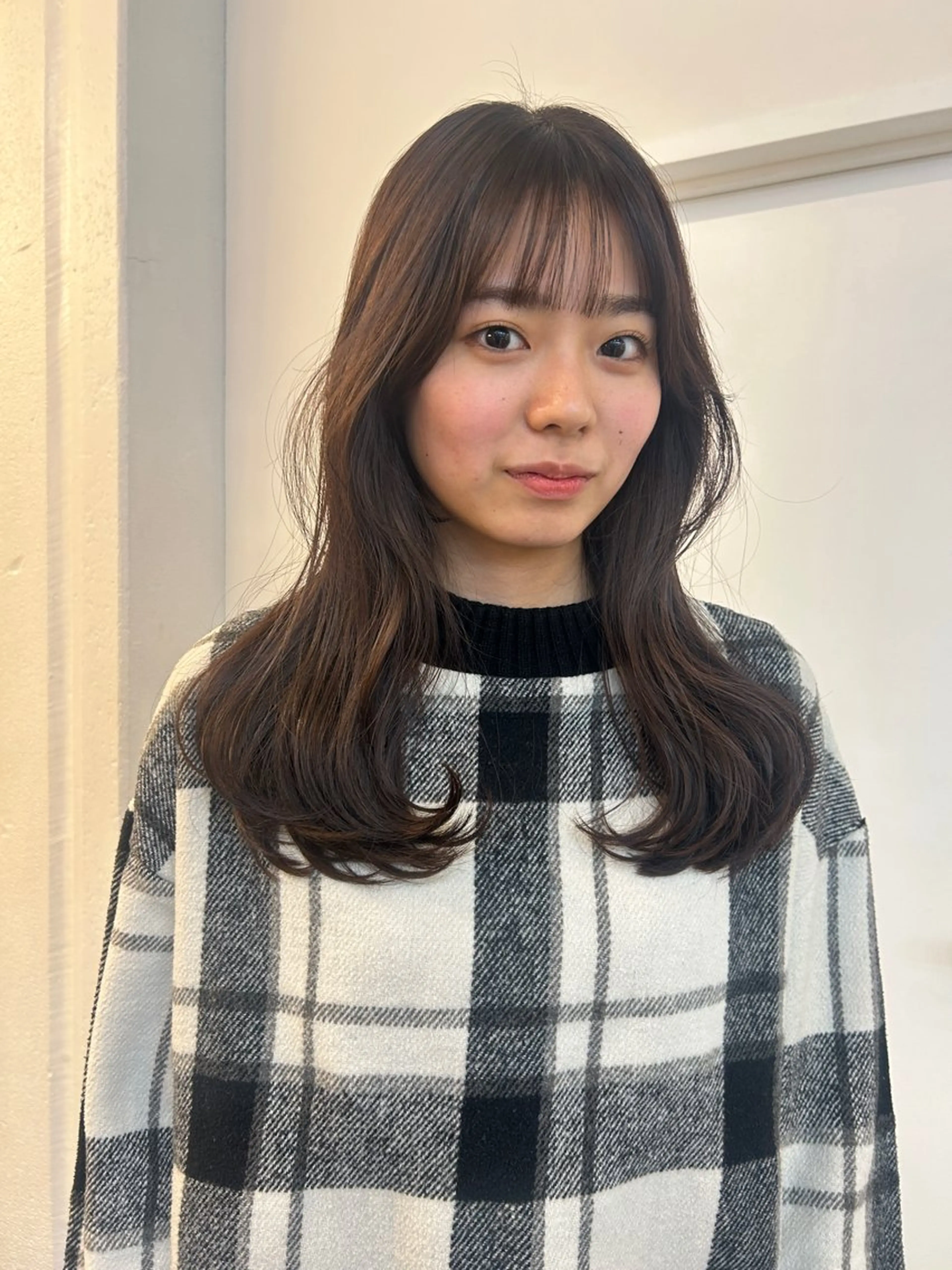 ロング レイヤーカット/ 透明感カラーmikuのヘアスタイル