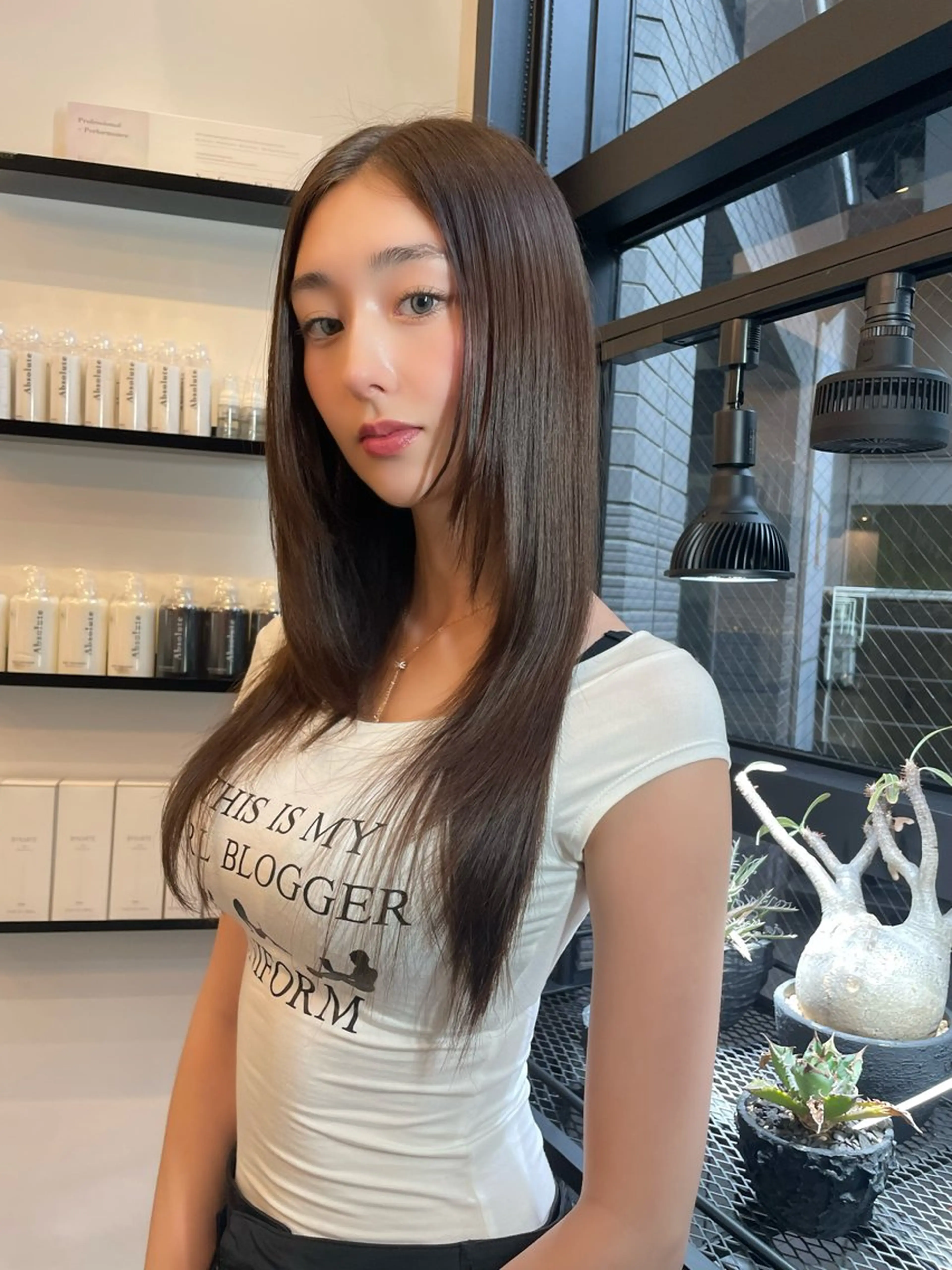 ロング カット トリートメント 韓国ヘア🇰🇷 YURIYAのヘアスタイル