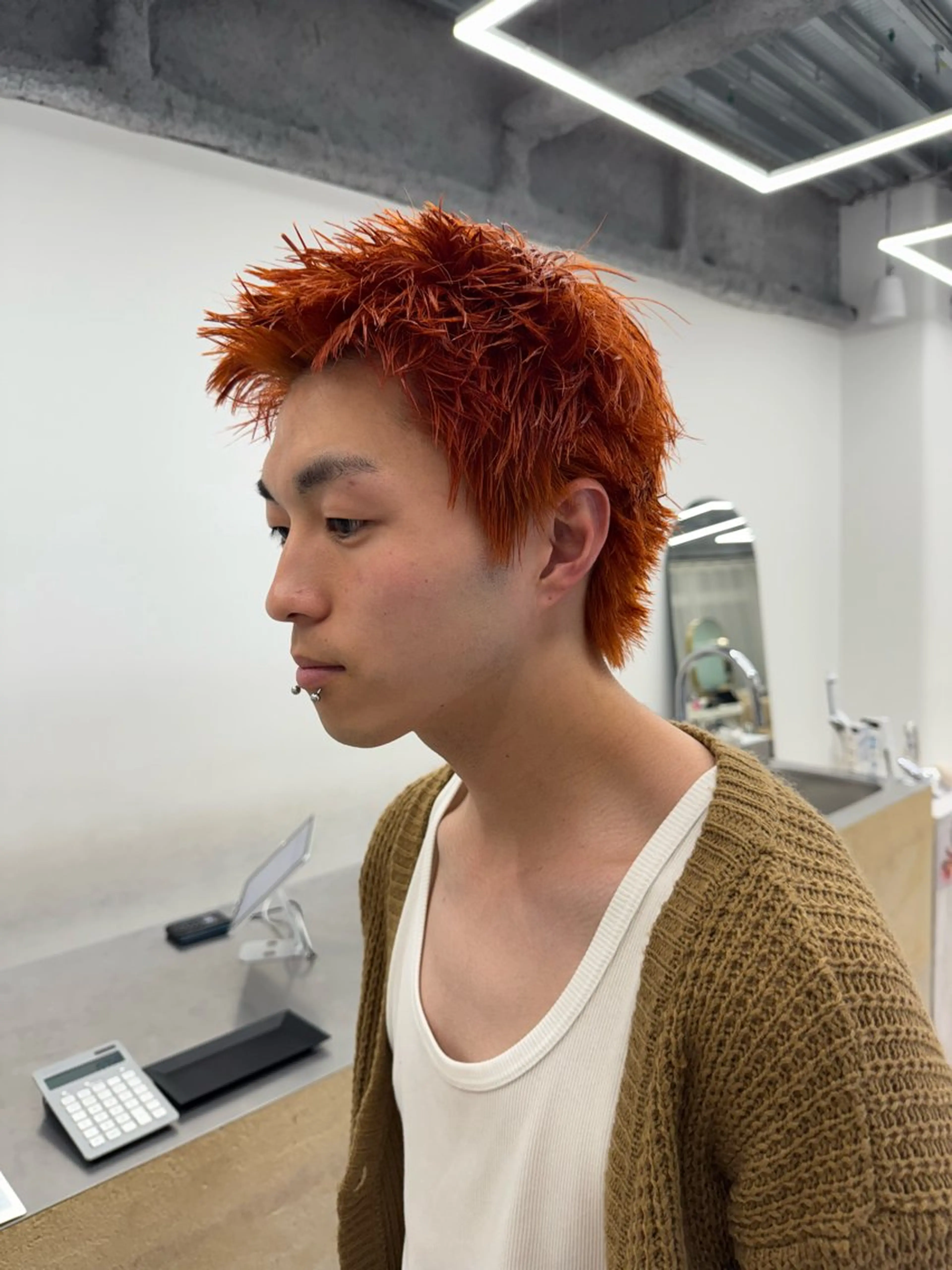 【メンズ限定】カット＋ダブルカラー〔ブリーチ〕の写真