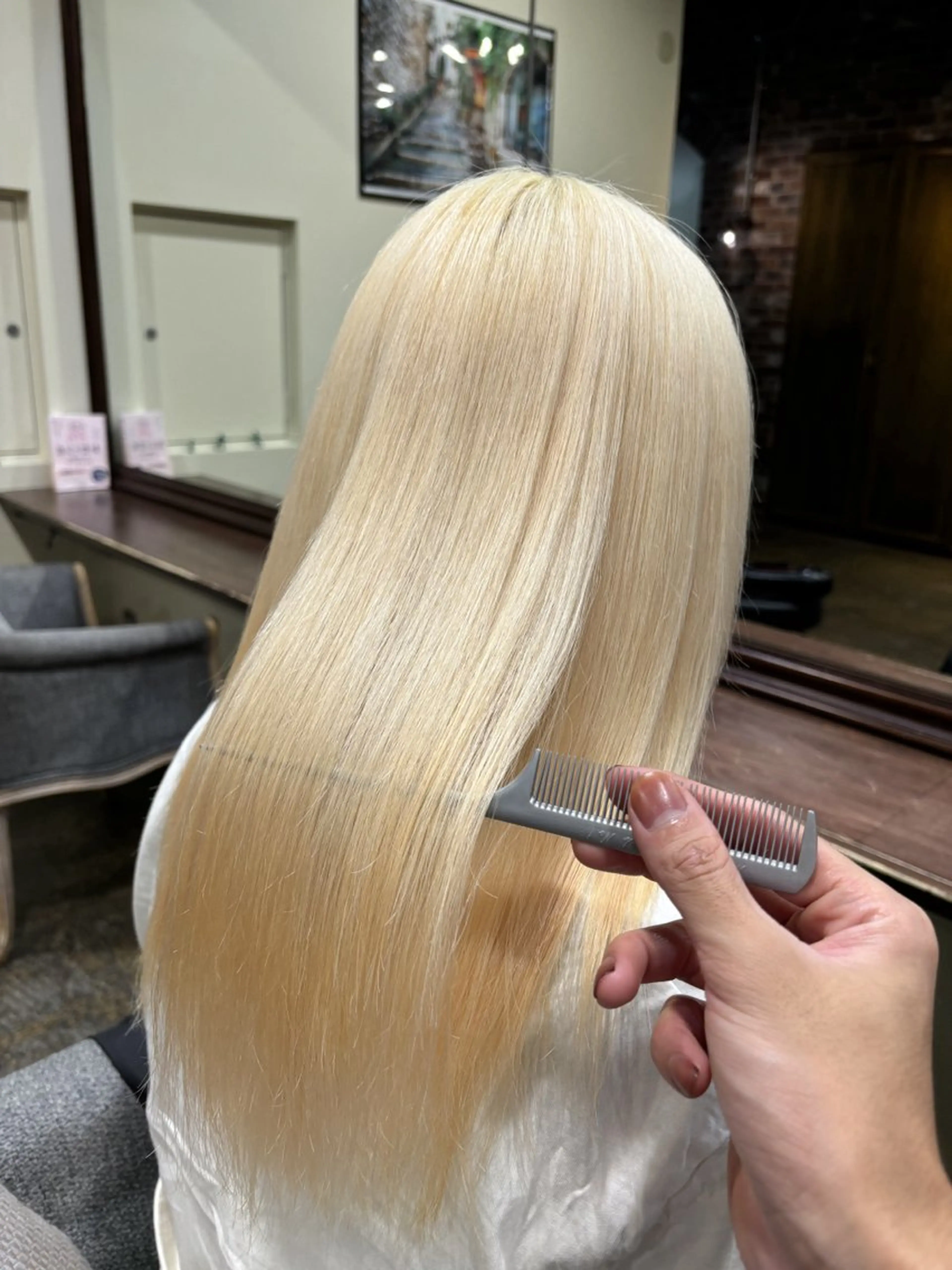 ショート ヘアカラー 透明感🌱ハイトーン ✨艶髪🫧川﨑　翼のヘアスタイル