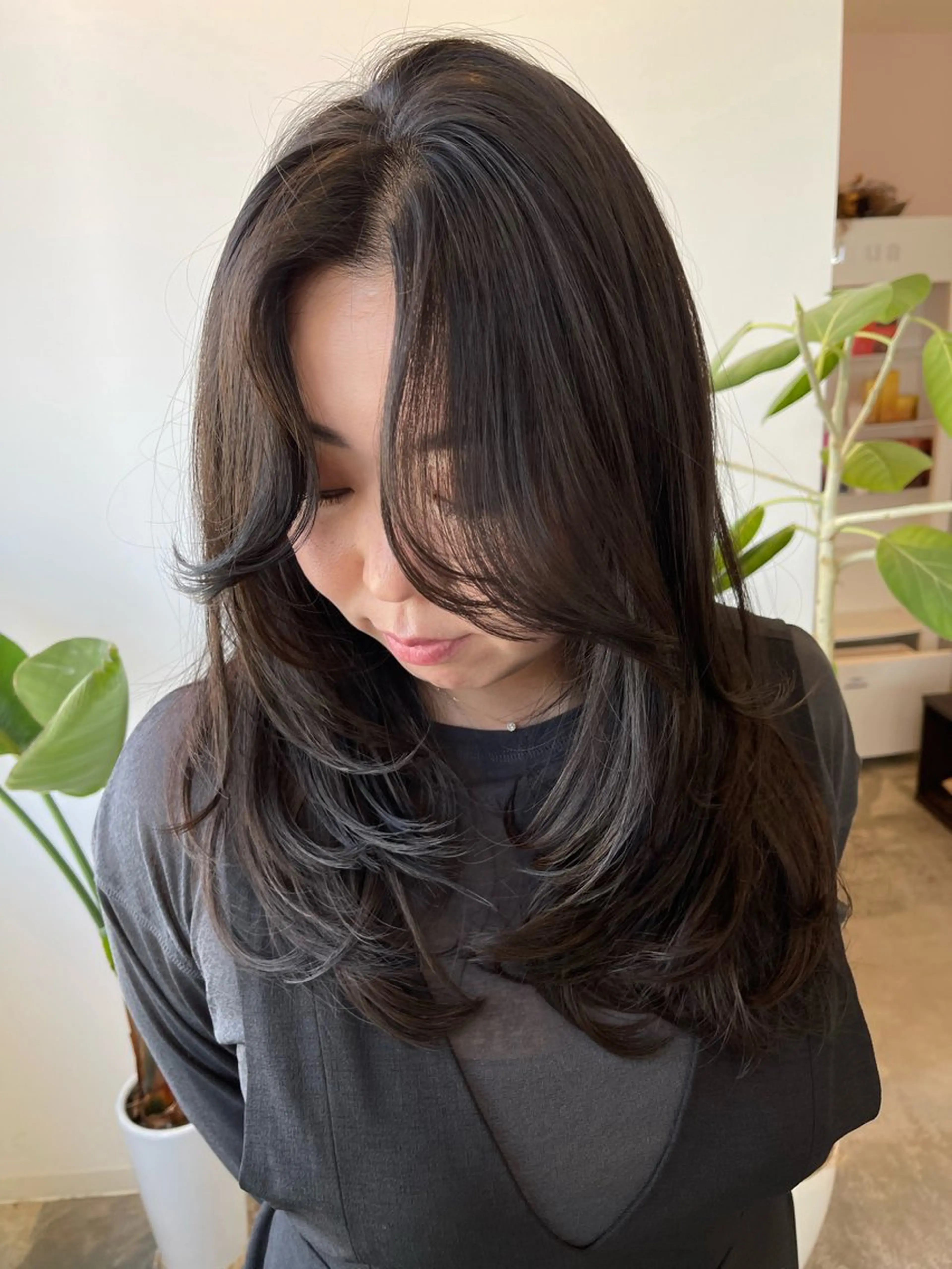 ロング レイヤーカット カット ヘアカラー トリートメント 海外レイヤー/ レイヤーカット/和田のヘアスタイル