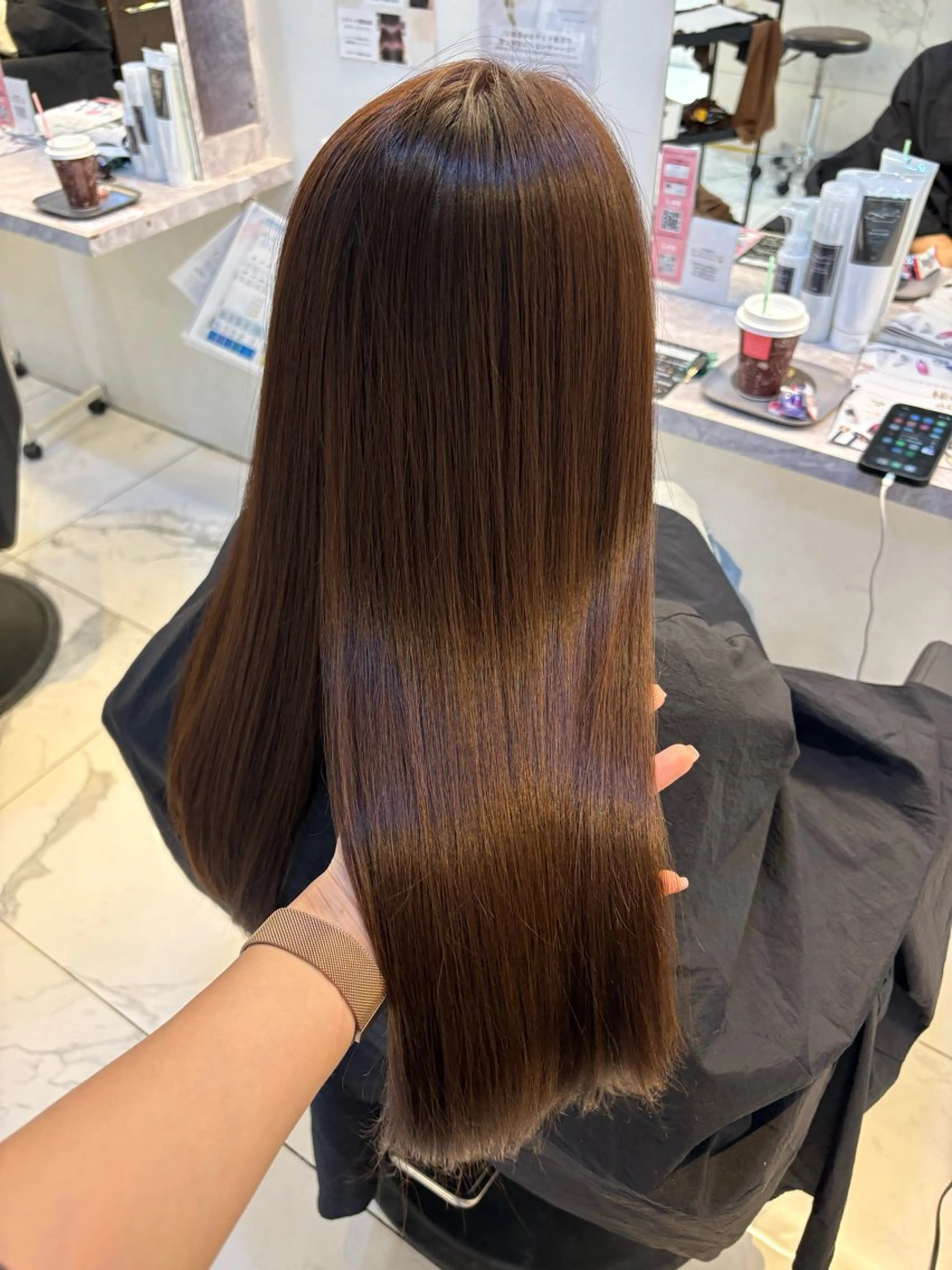 ロング カラー 透明感カラー/大阪 Rieのヘアスタイル