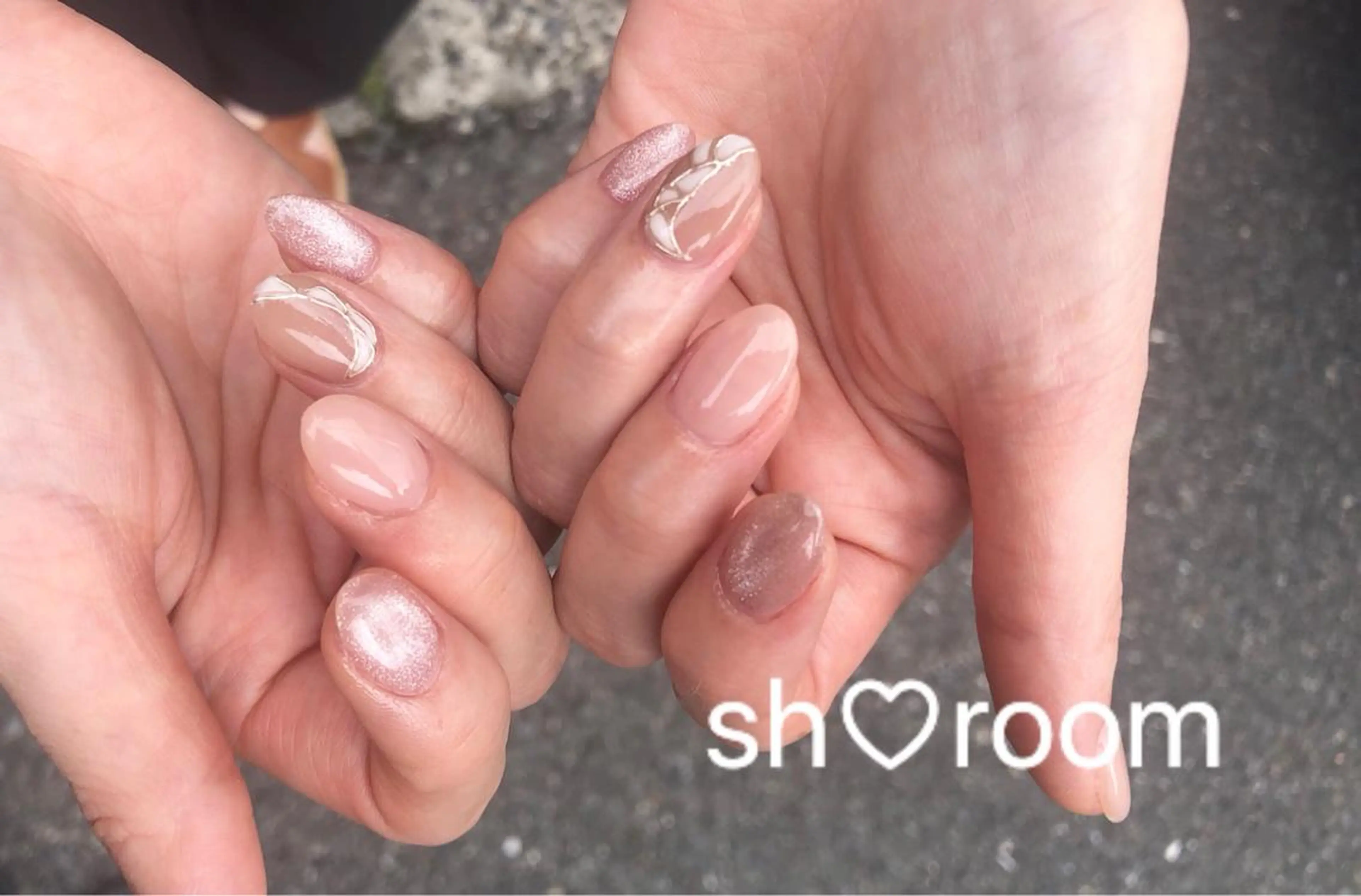 ネイル アートネイル フットネイル フレンチネイル キラキラネイル 韓国ネイル Nail salon Ruuのネイルデザイン