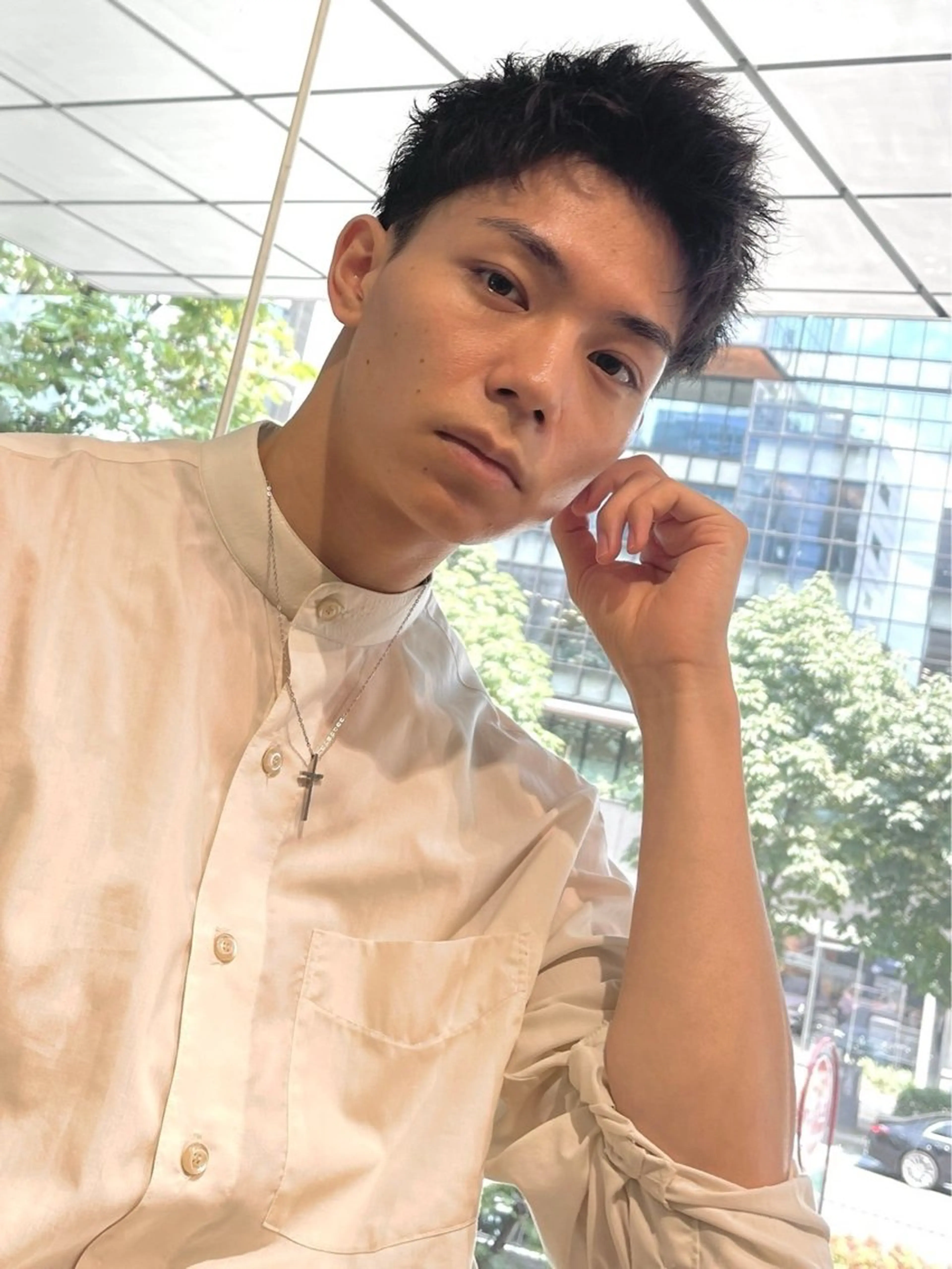 ショート ヘアアレンジ メンズ カット メンズカット/ ＆ 髙下 幹大のヘアスタイル