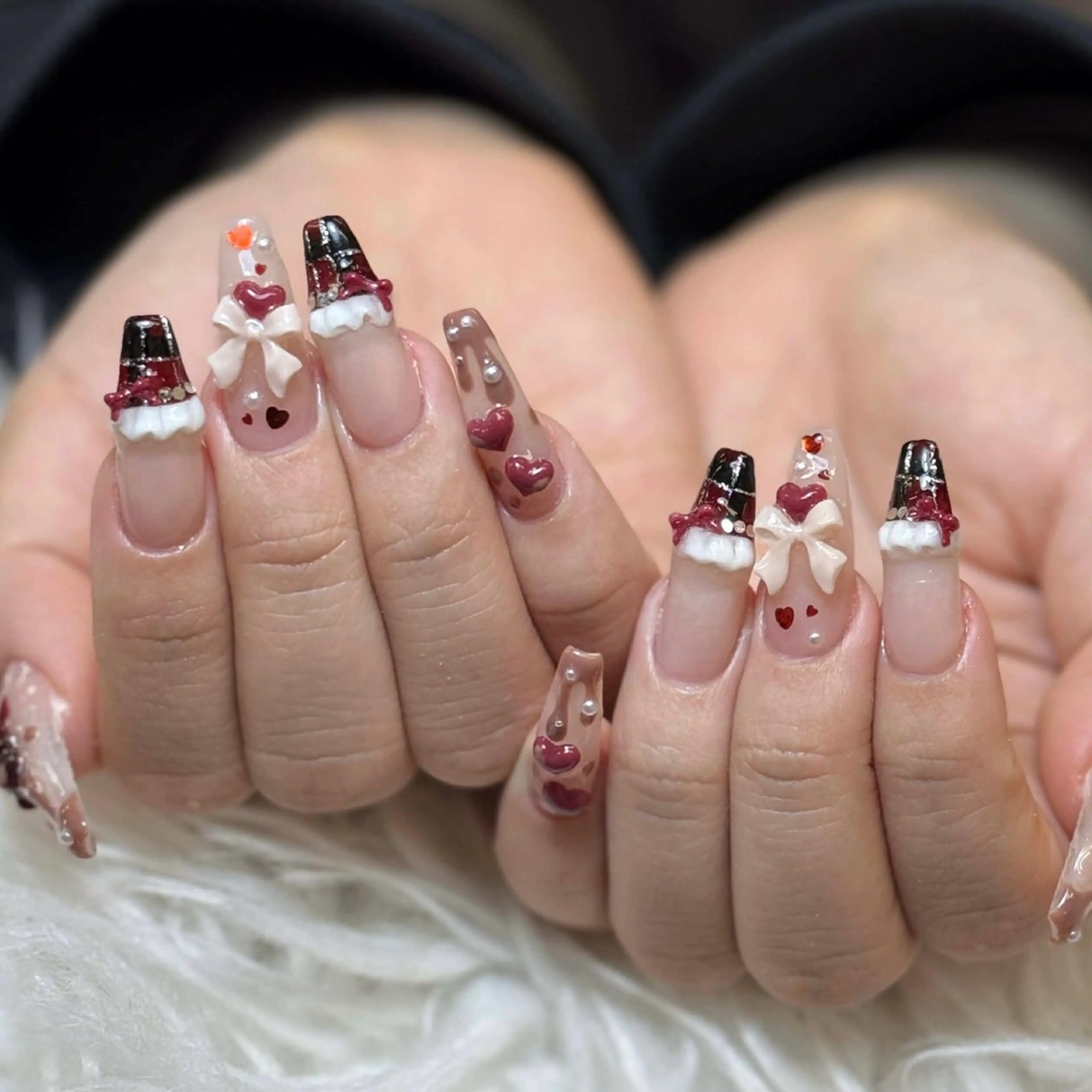 ネイル ANH ゴテゴテネイルのネイルデザイン