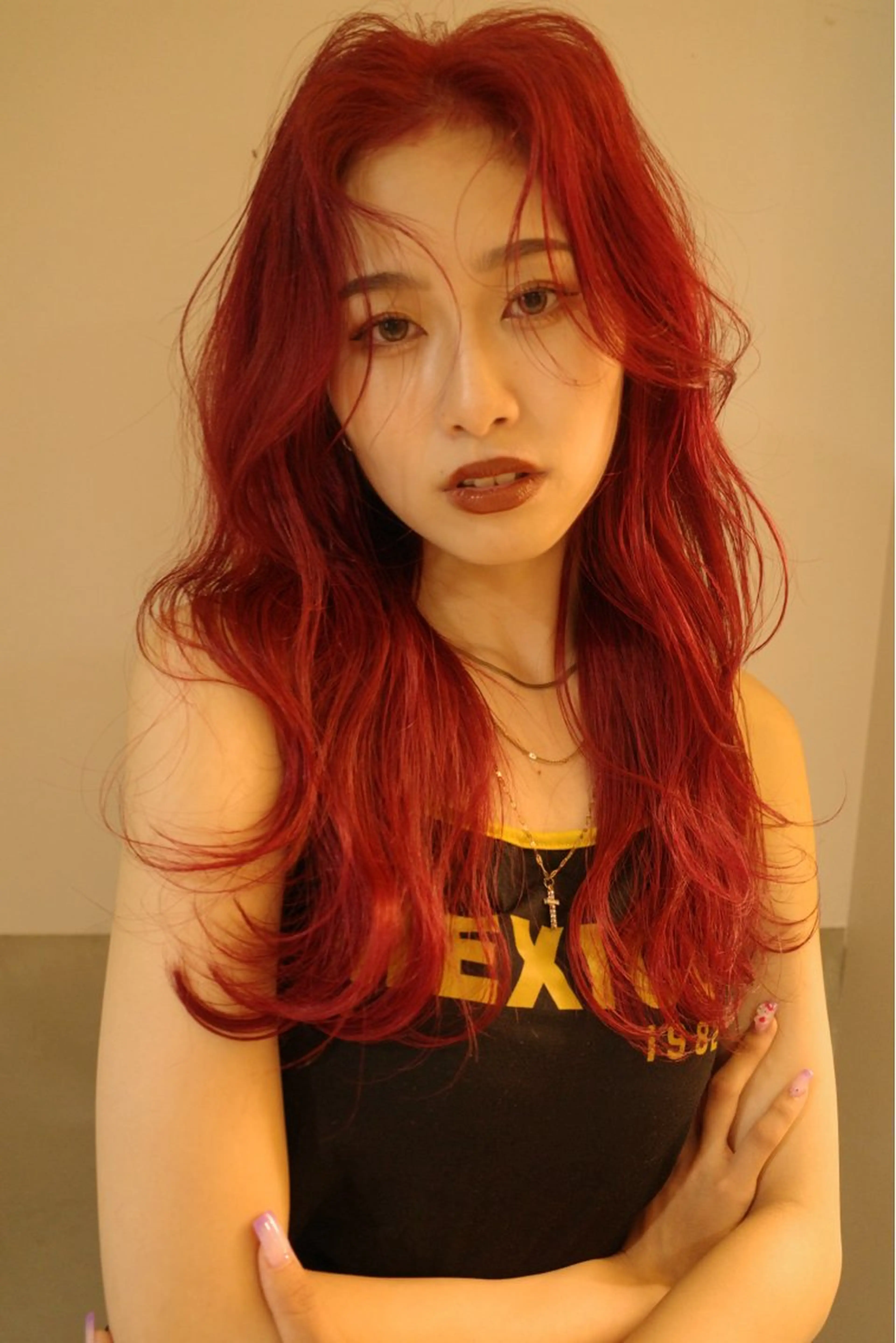 ロング カラー カット ヘアカラー トリートメント Pia/KIRIA /福岡美容室のヘアスタイル