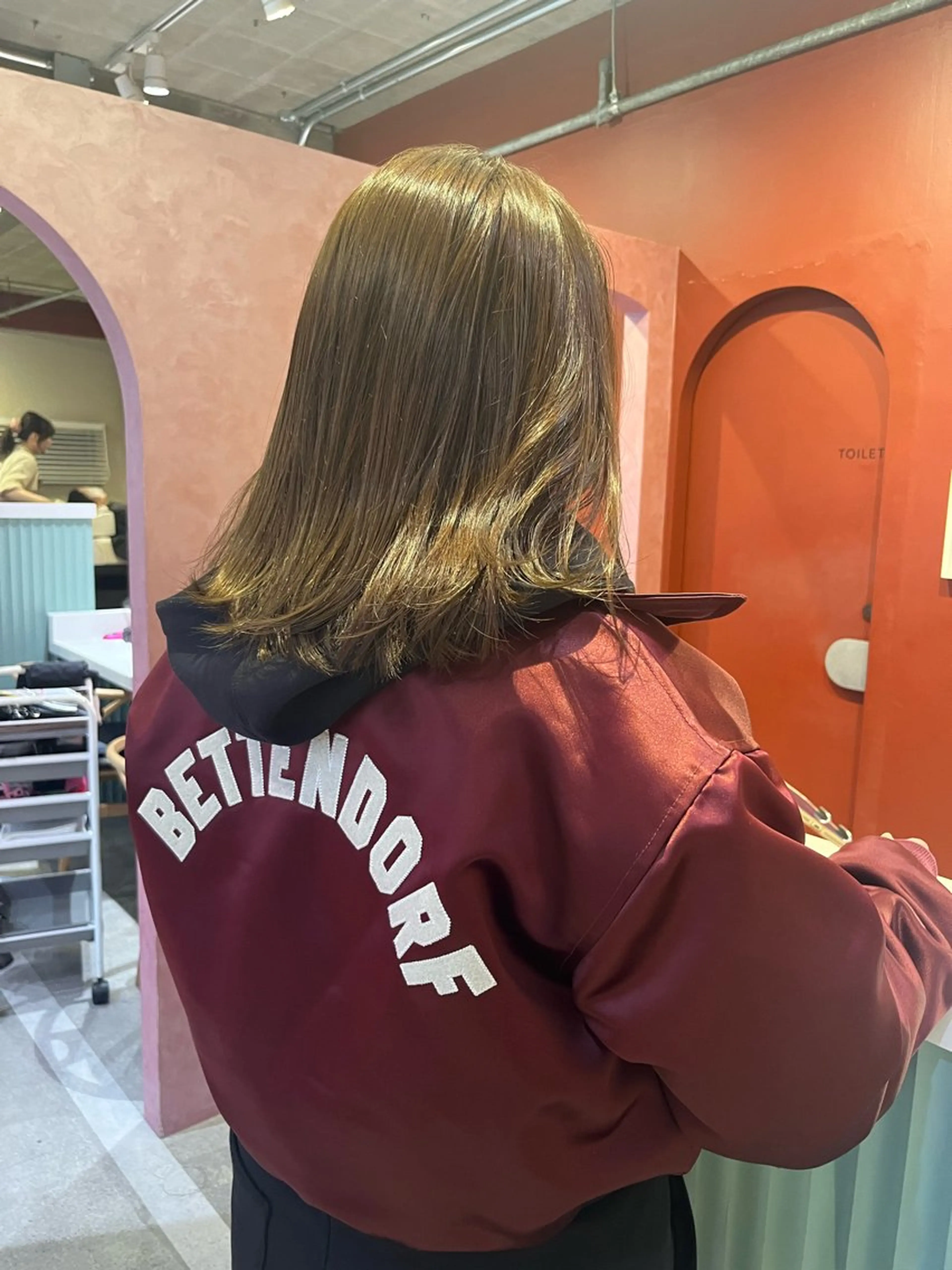 セミロング カラー レイヤーカット🍏 パーマ/ののかのヘアスタイル