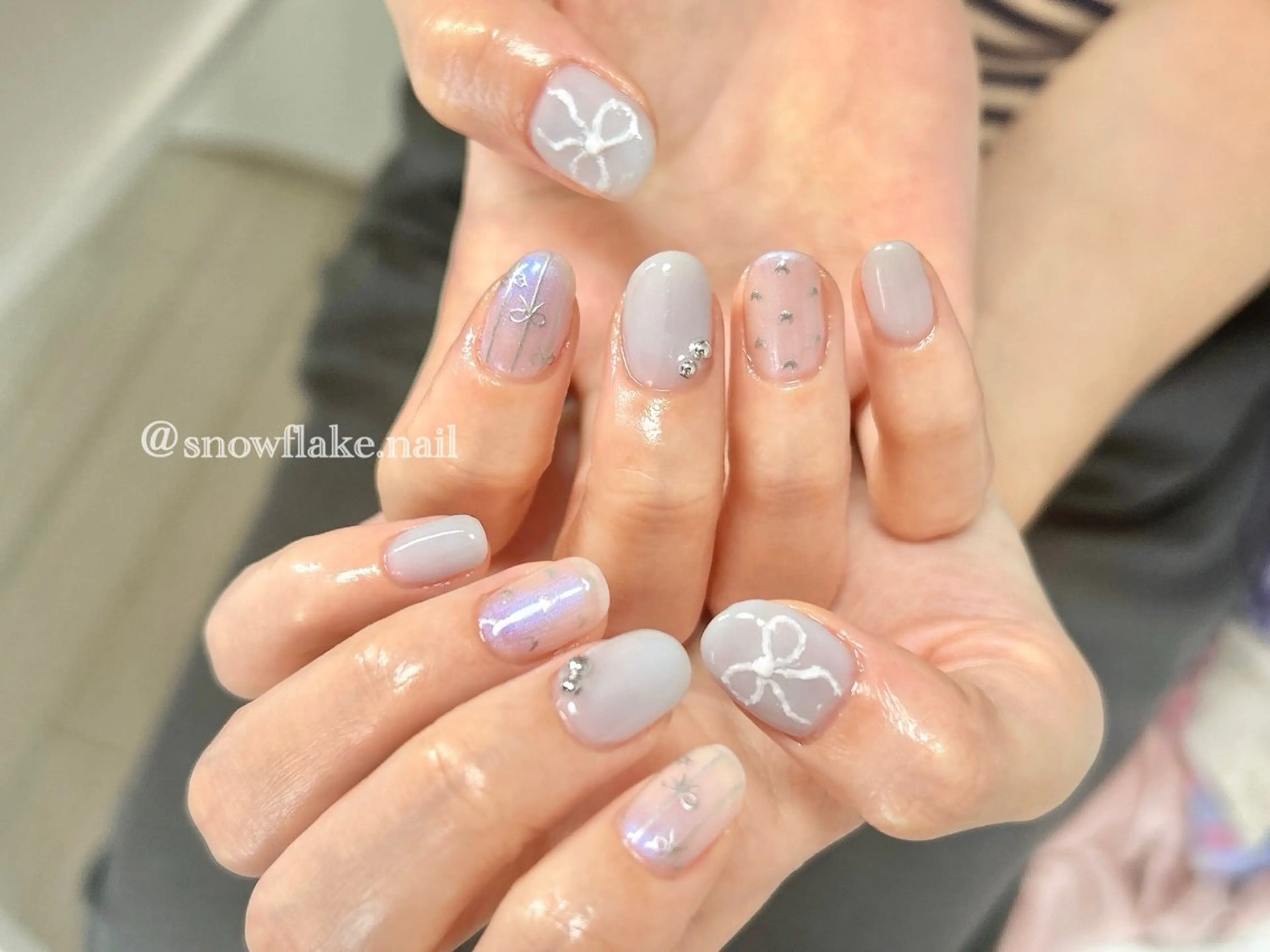 ネイル Snow flake 🫧YUKIのネイルデザイン