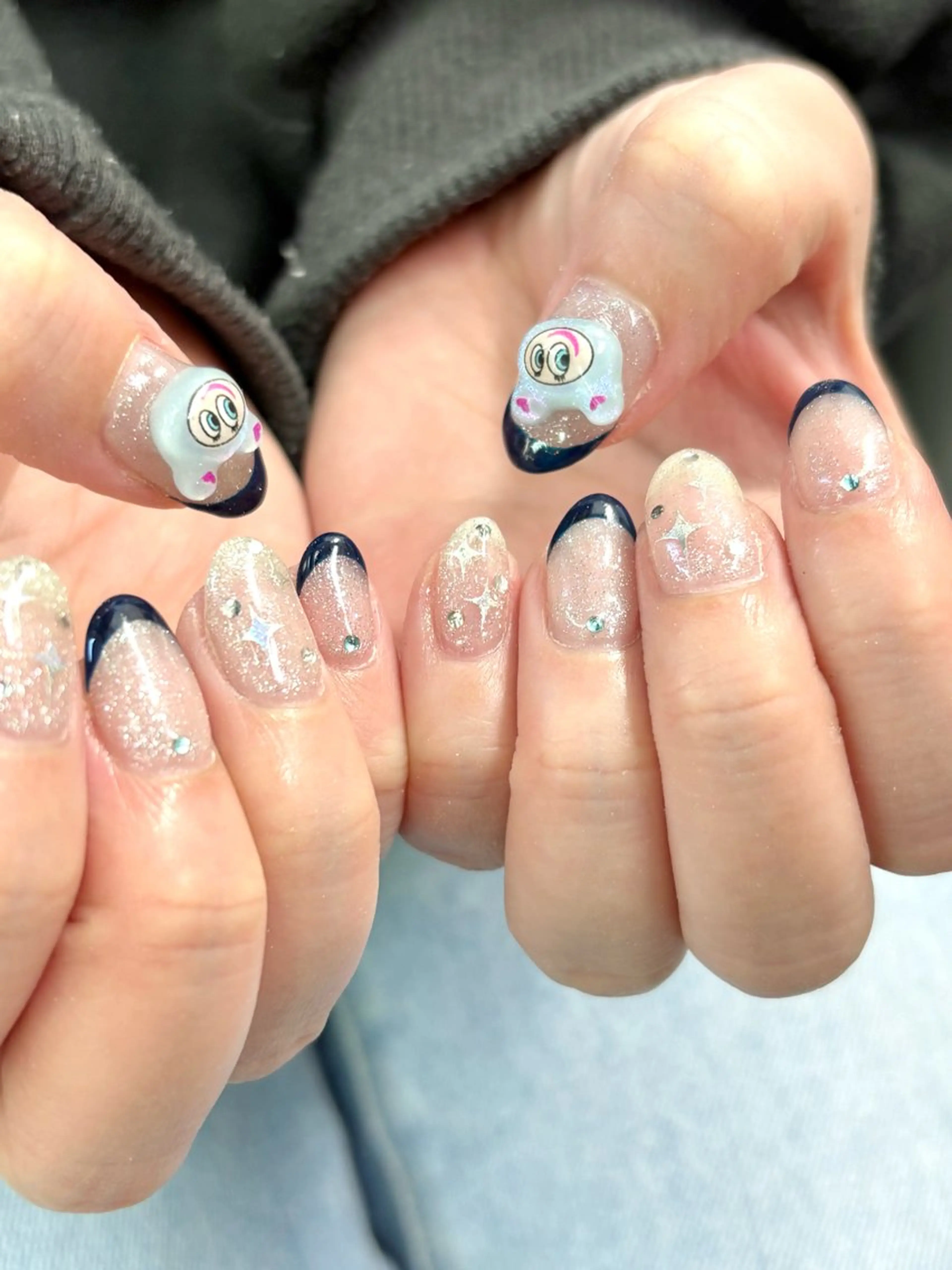 ネイル フレンチネイル ハンドネイル フットネイル 中家 亜紗子のネイルデザイン