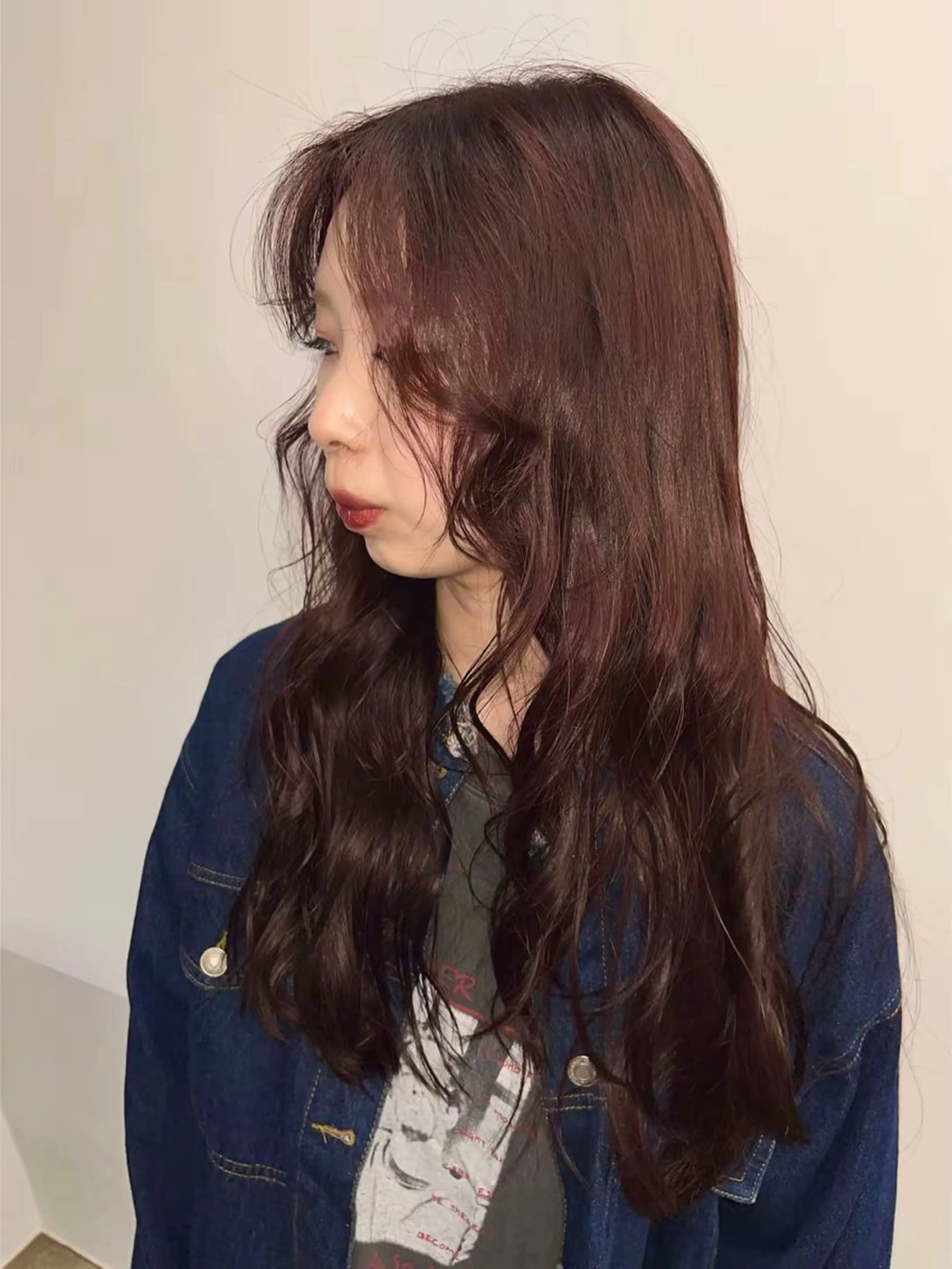 ロング ヘアカラー 酒井 美里のヘアスタイル