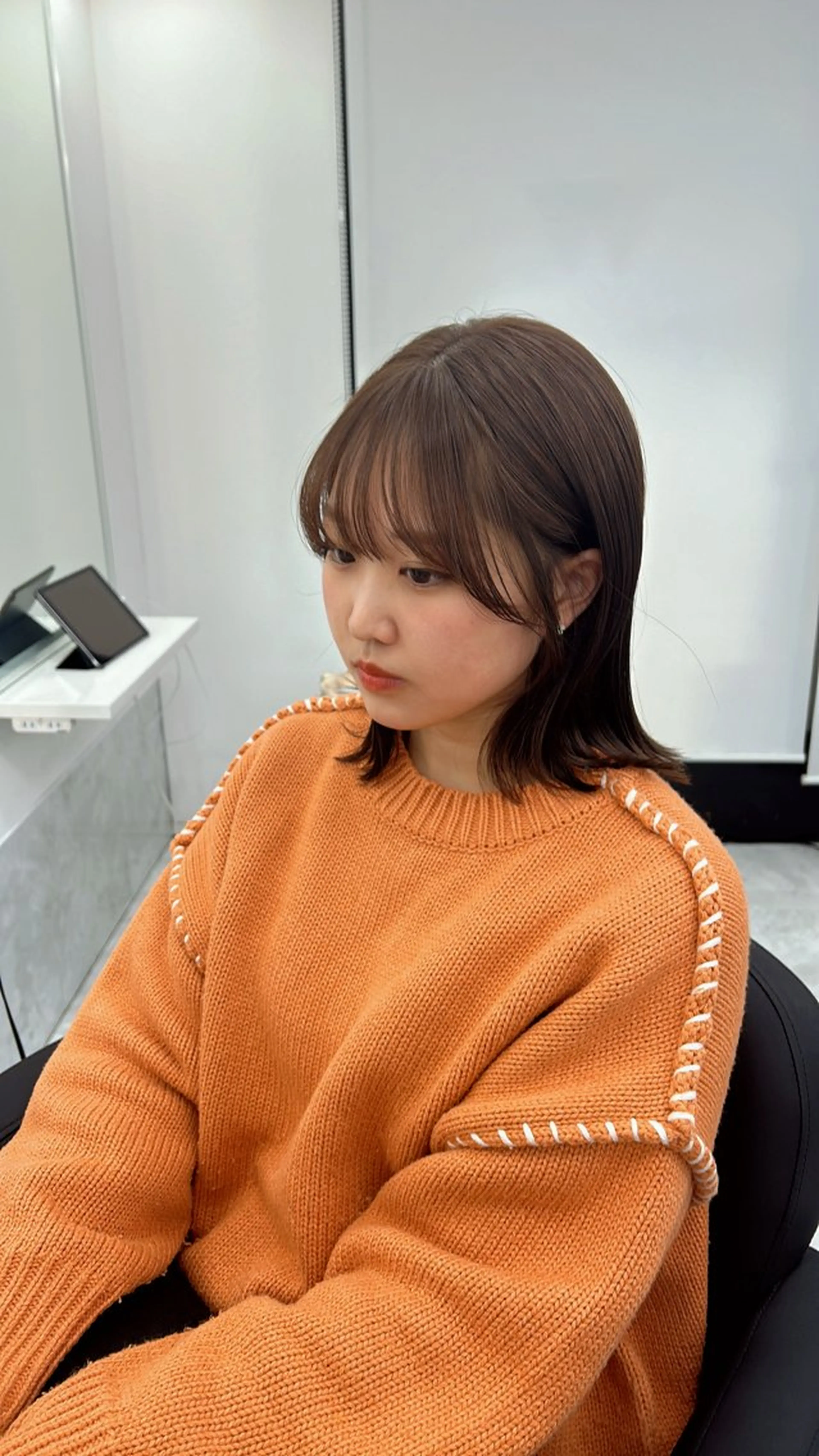 前髪+顔まわりカット💇♀️の写真