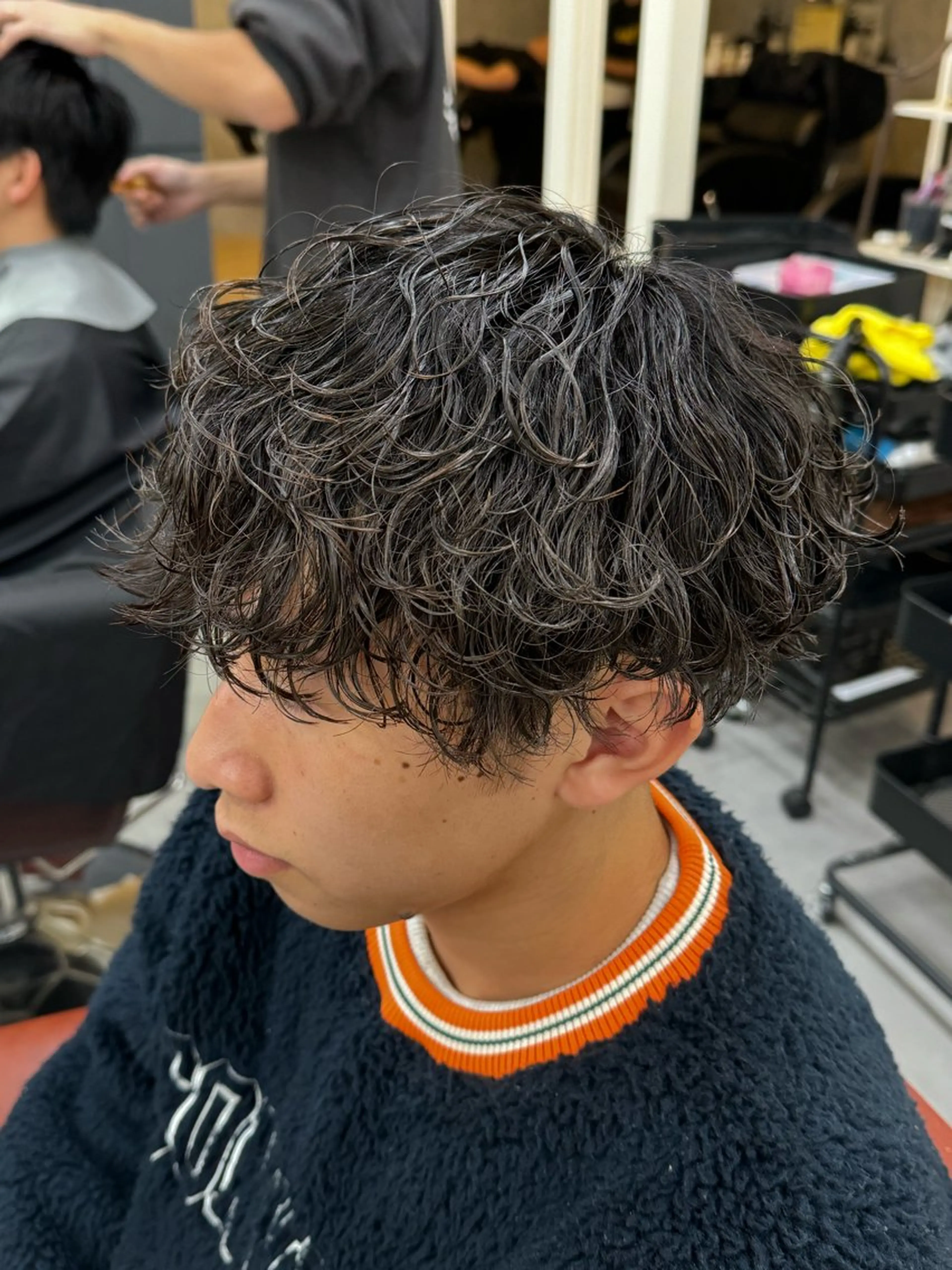 パーマ メンズ カット パーマ パーマ／京都駅 ／メンズ/藤井　翔のヘアスタイル