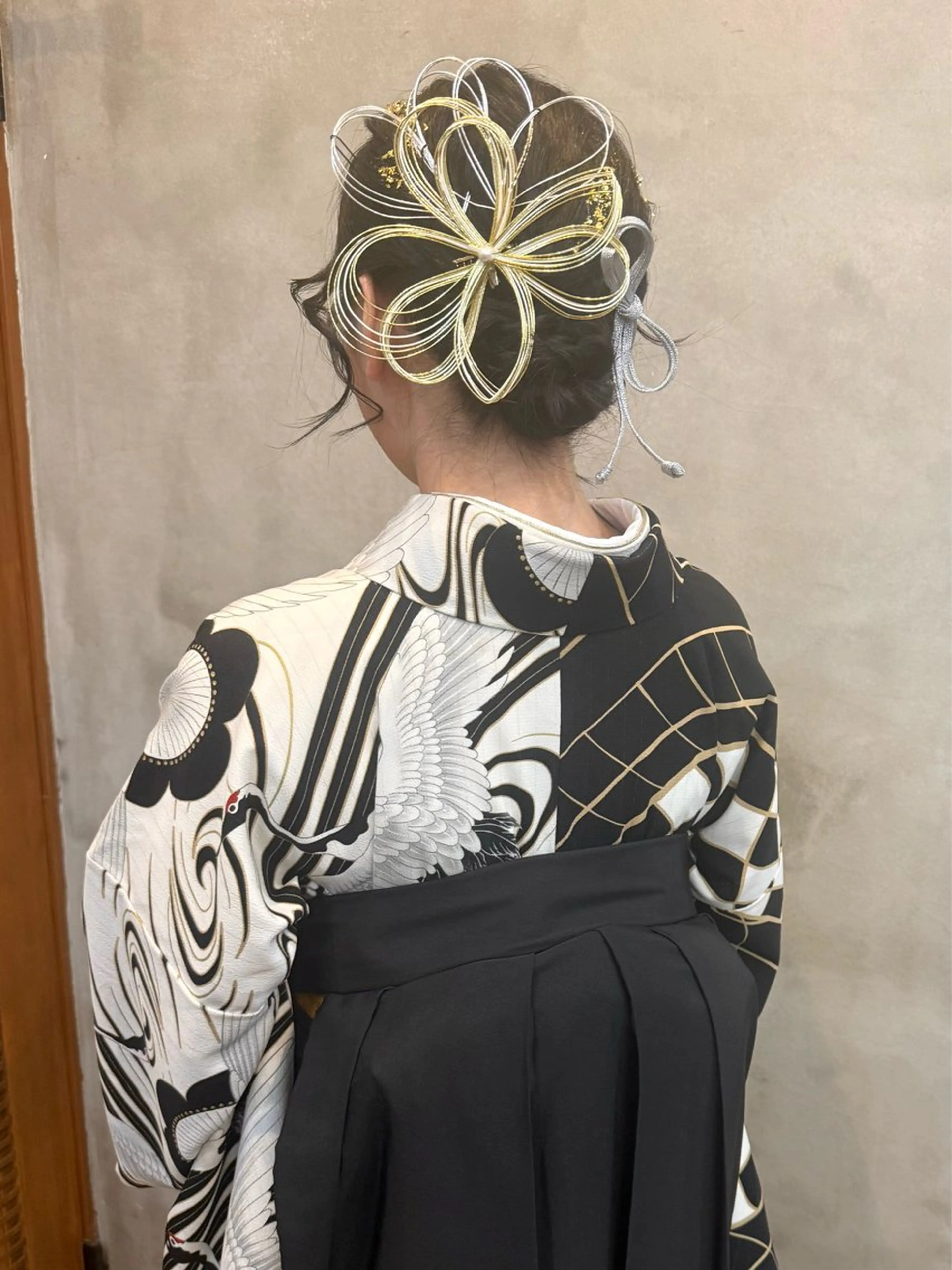 🌼袴お着付け＋ヘアセット（9時​〜​）¥13200+指名料¥500🌼の写真