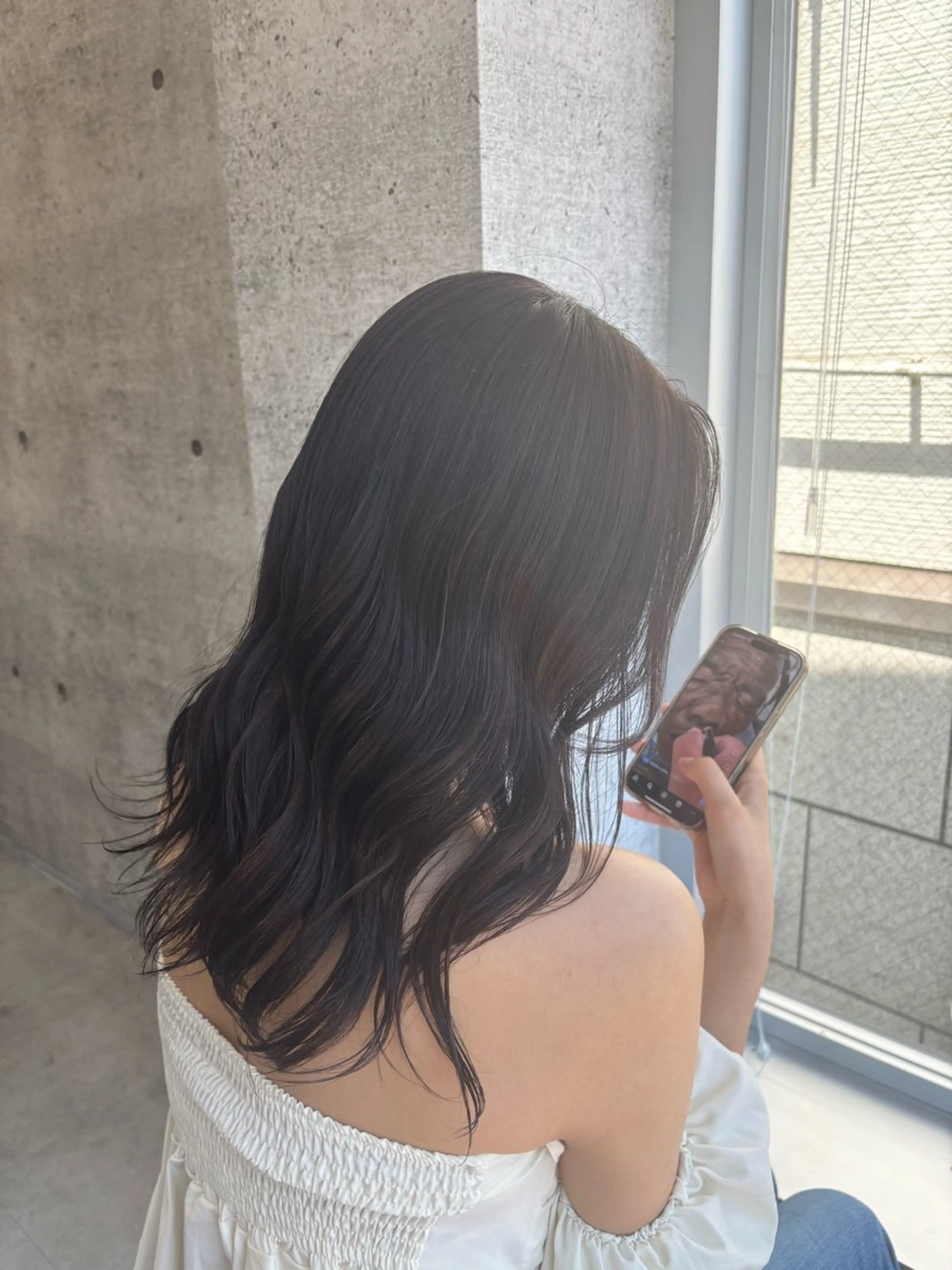 ミディアム カラー iki omotesando所属・KIRYU SARAのヘアスタイル