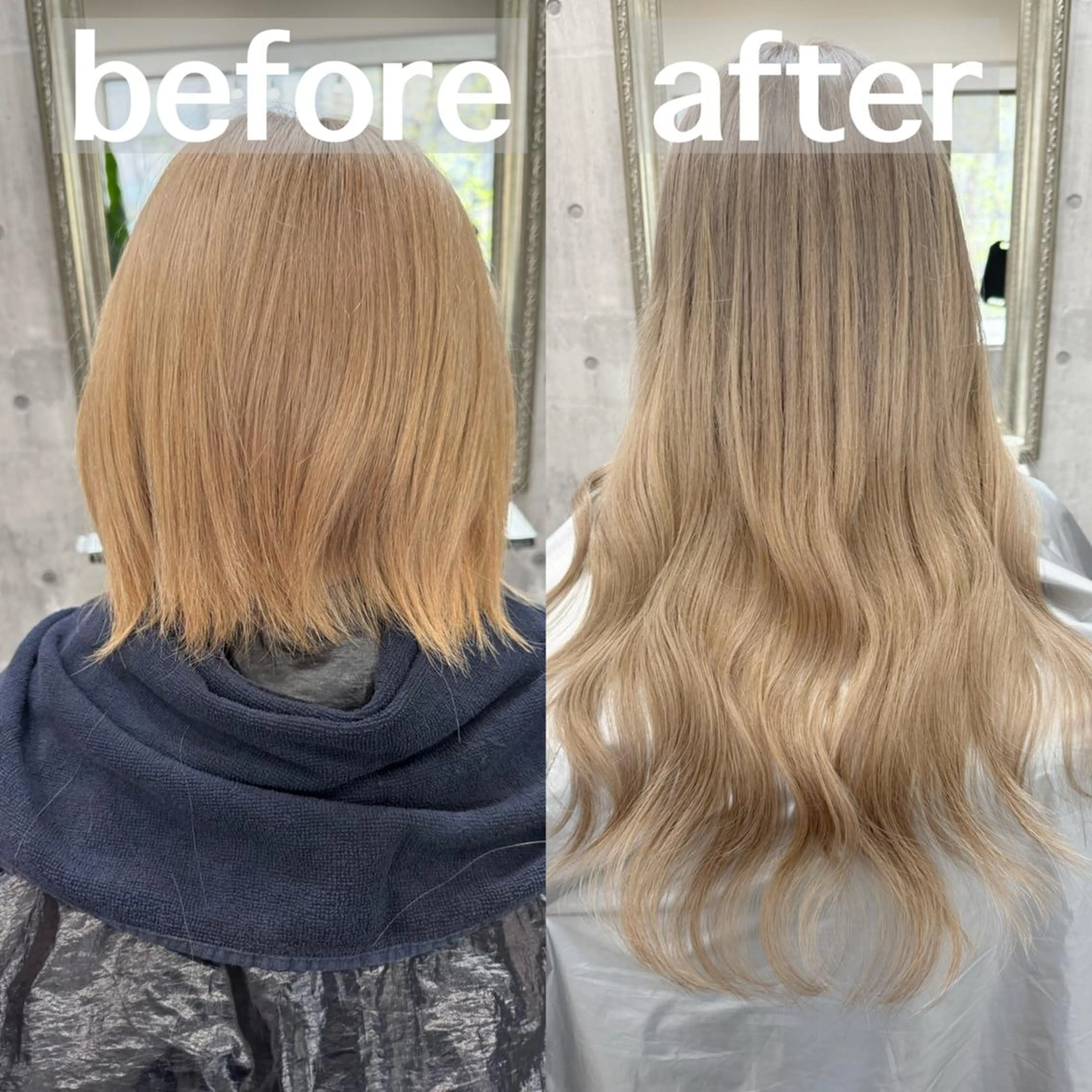 ロング エクステ カット ヘアカラー トリートメント エクステ Crystal 船橋のヘアスタイル