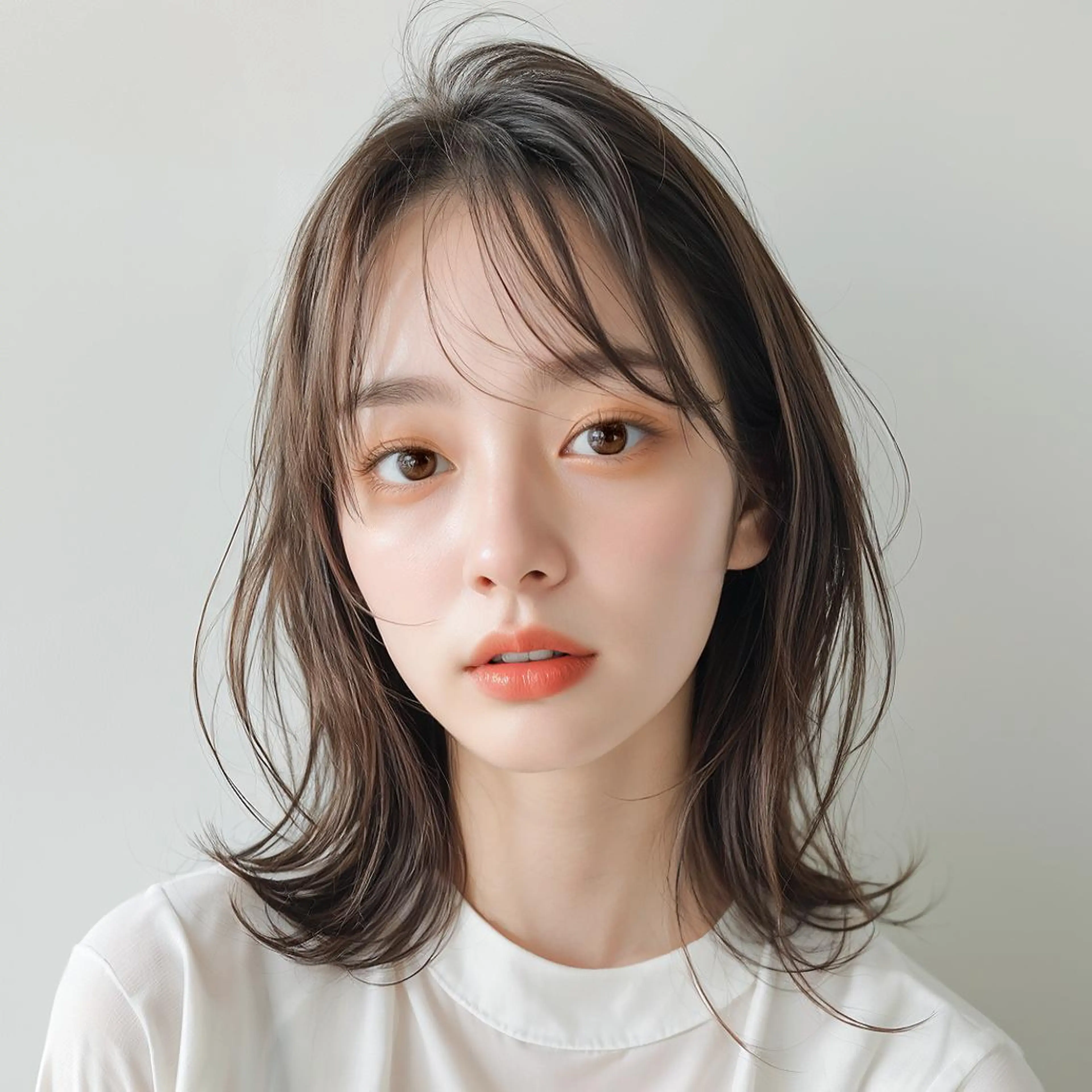 ミディアム 透明感カラー✨ よしの じろうのヘアスタイル