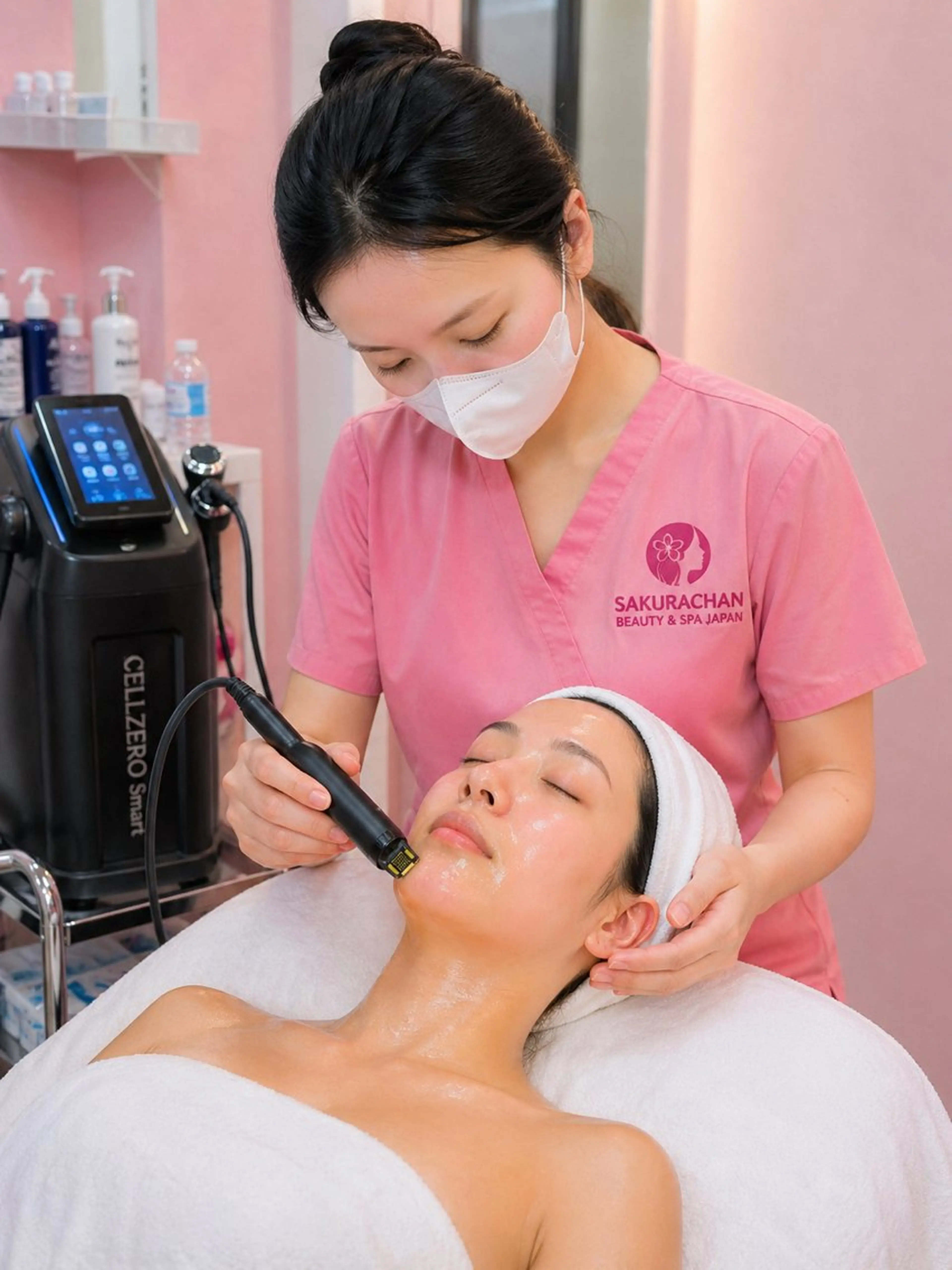 🉐GW限定🉐ゆらぎ肌・敏感肌に✨毛穴洗浄＋うるおいトータル美肌ケアコース(美容導入＋パック＋ヘッドスパ）💆‍♀️の写真