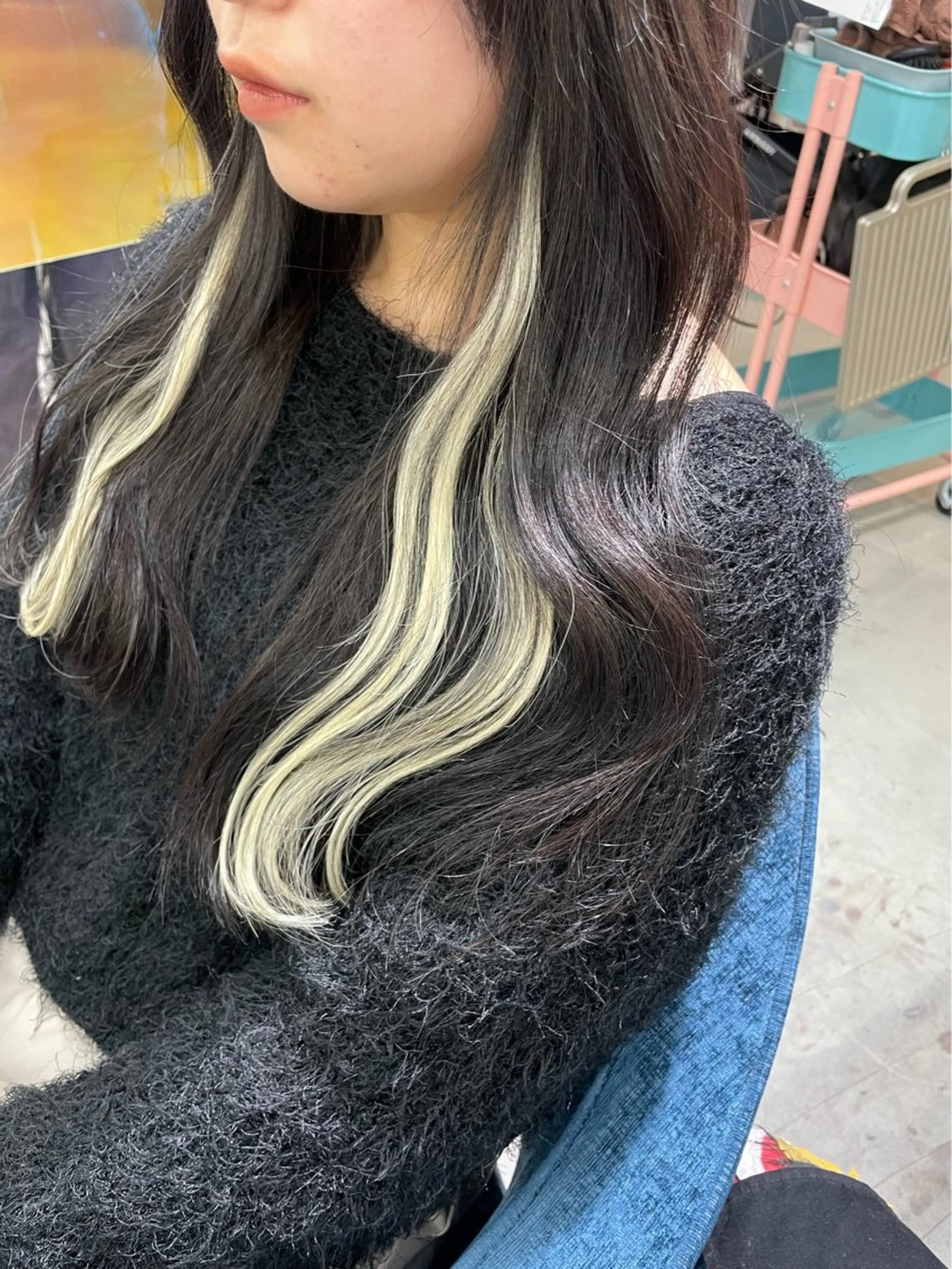 セミロング エクステ 安井まゆ _Box mico.のヘアスタイル