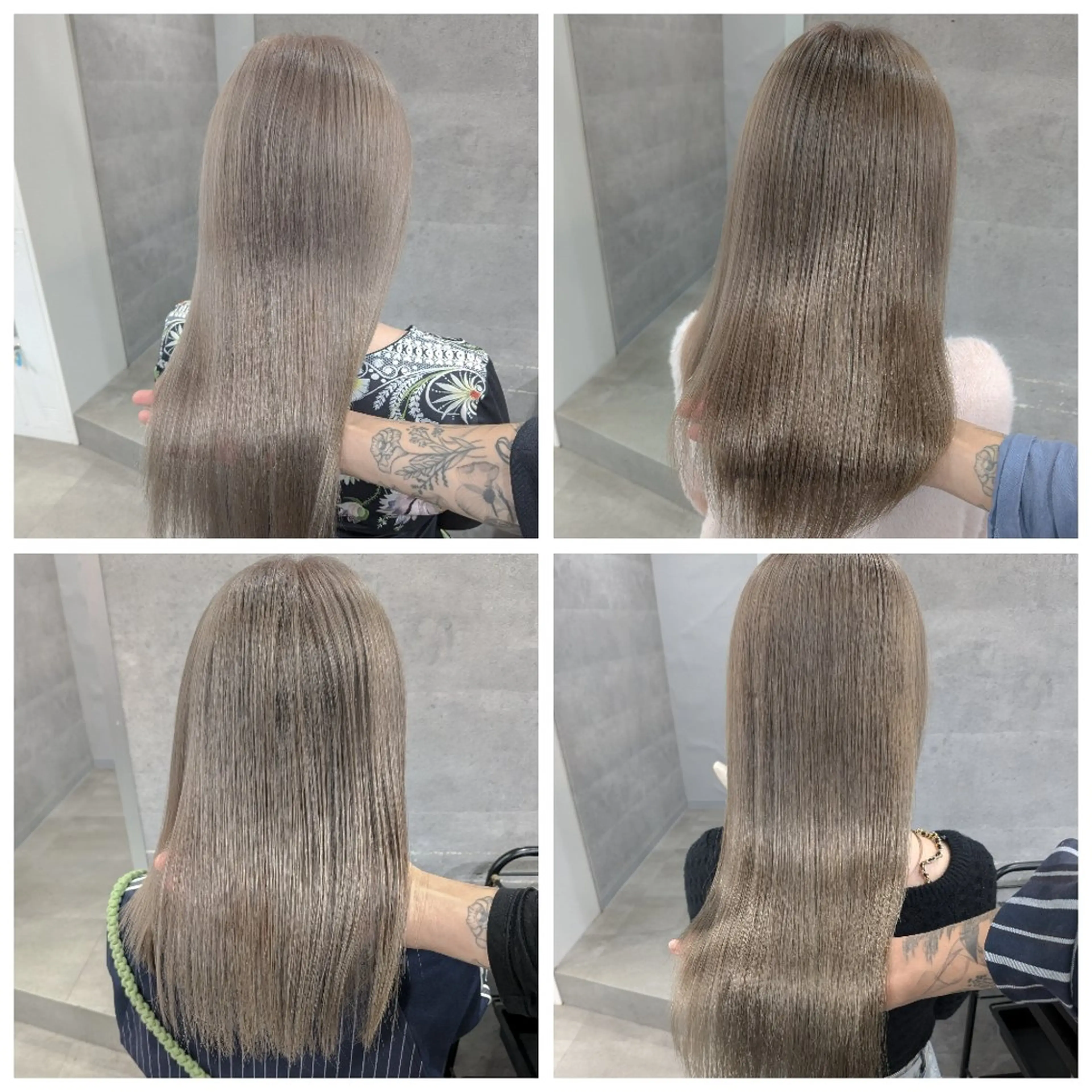 🌟髪質改善ストレート+Tokioトリートメント🌟ブリーチ毛でも理想のストレート艶髪にの写真