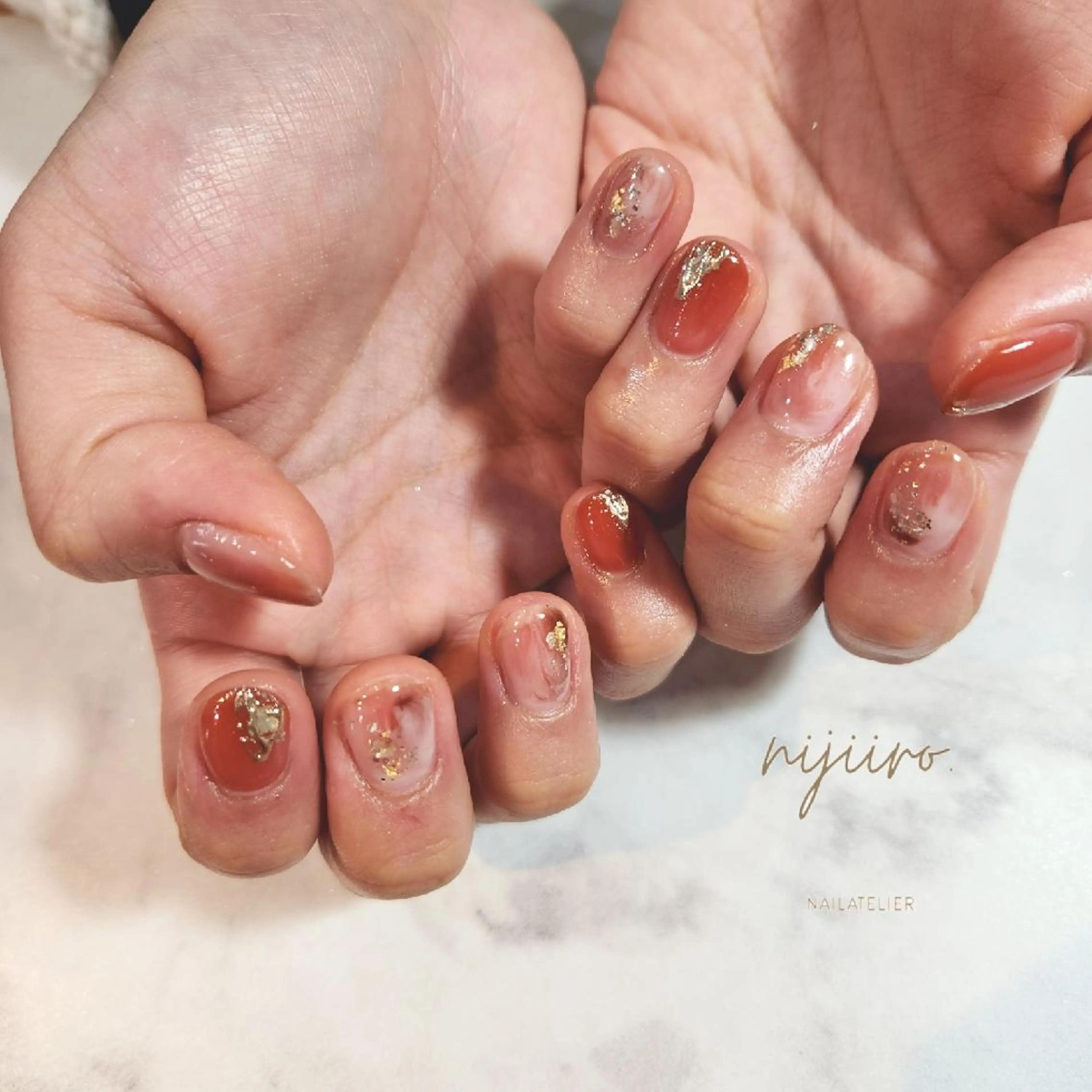 ネイル ハンドネイル nailatelier nijiiro.所属・nijiiro🌈 サトウのネイルデザイン