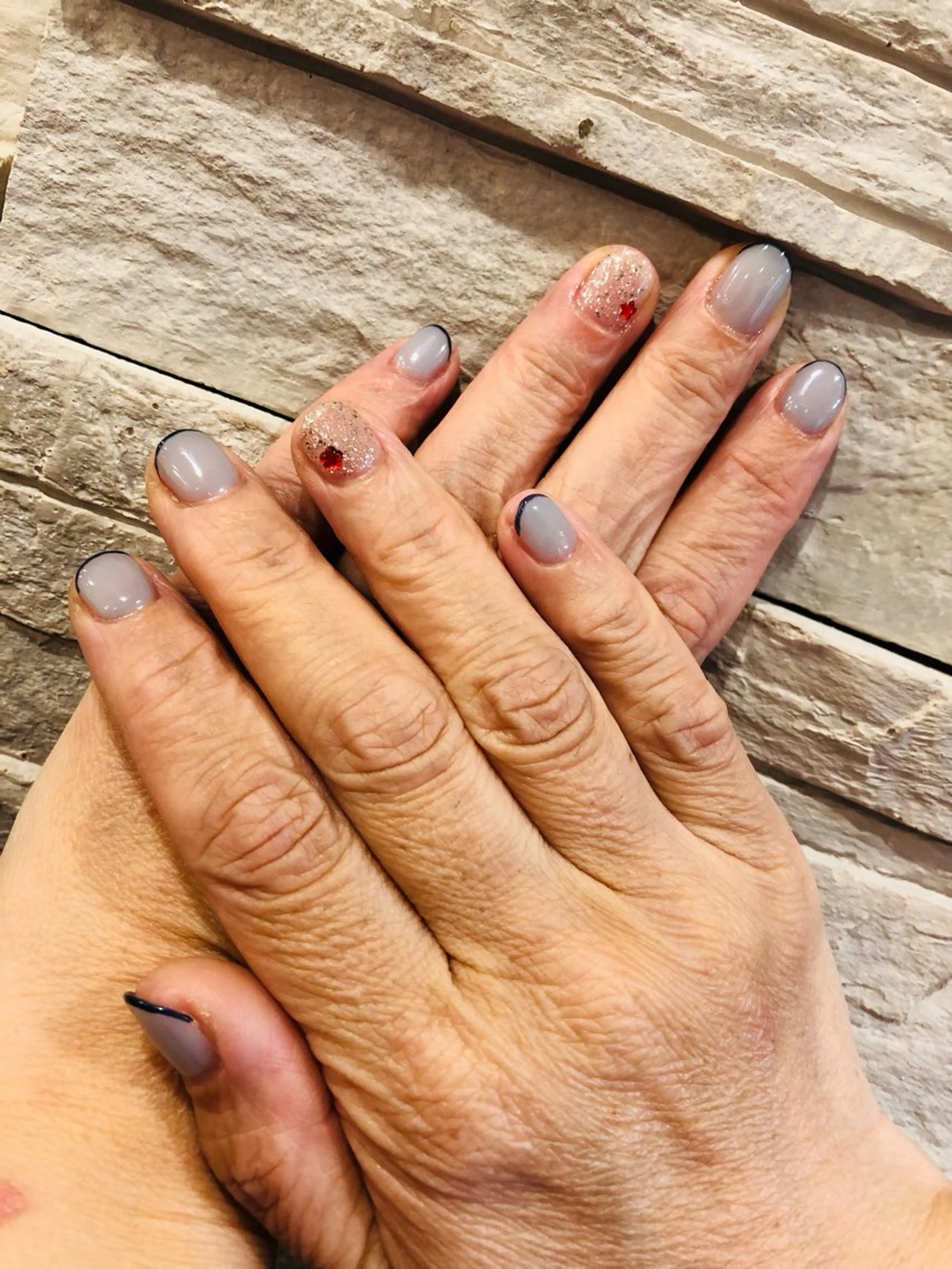 ネイル オフィスネイル シンプルネイル 清谷 あすかのネイルデザイン