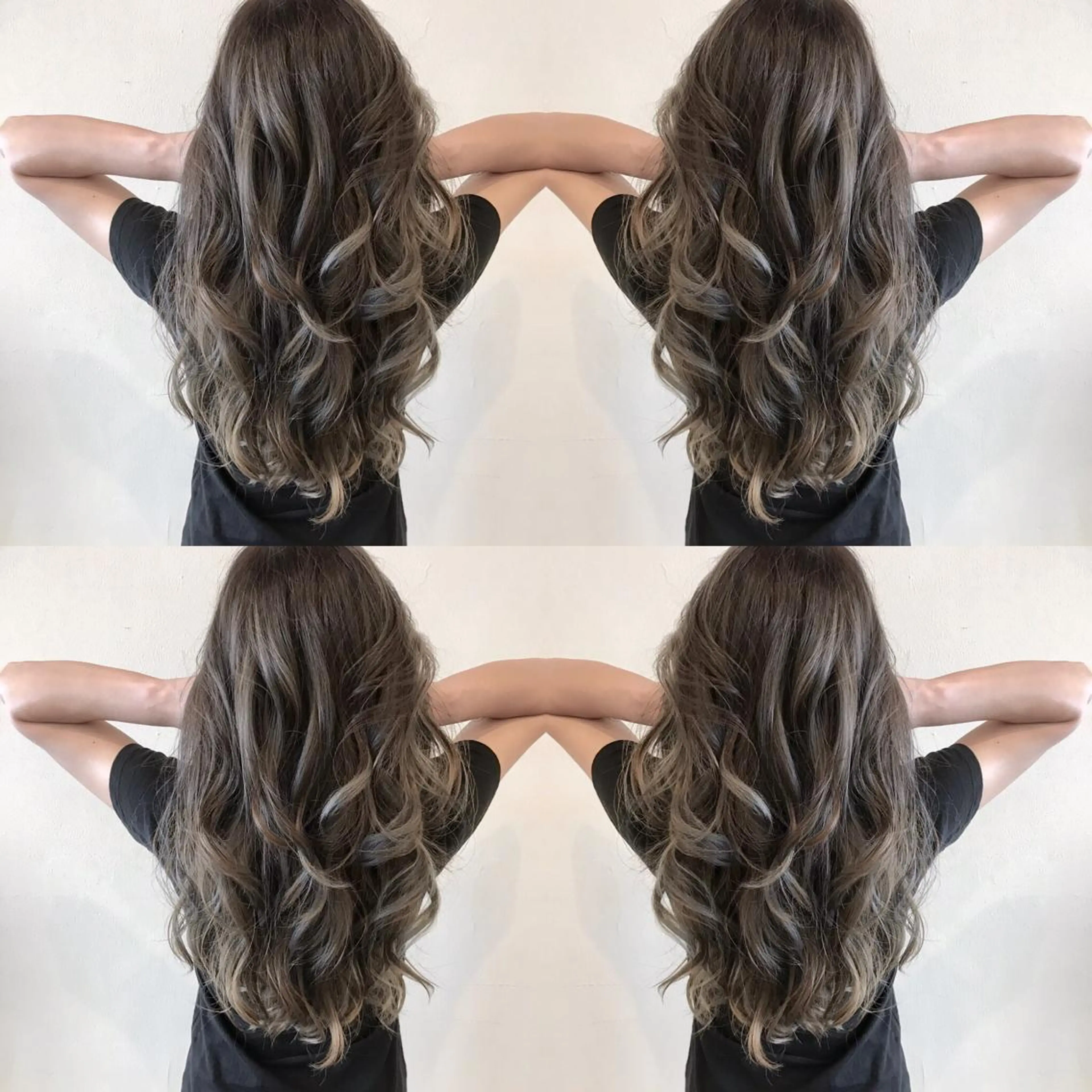 ロング 外国人風カラー レイヤーカット VERDA KENのヘアスタイル