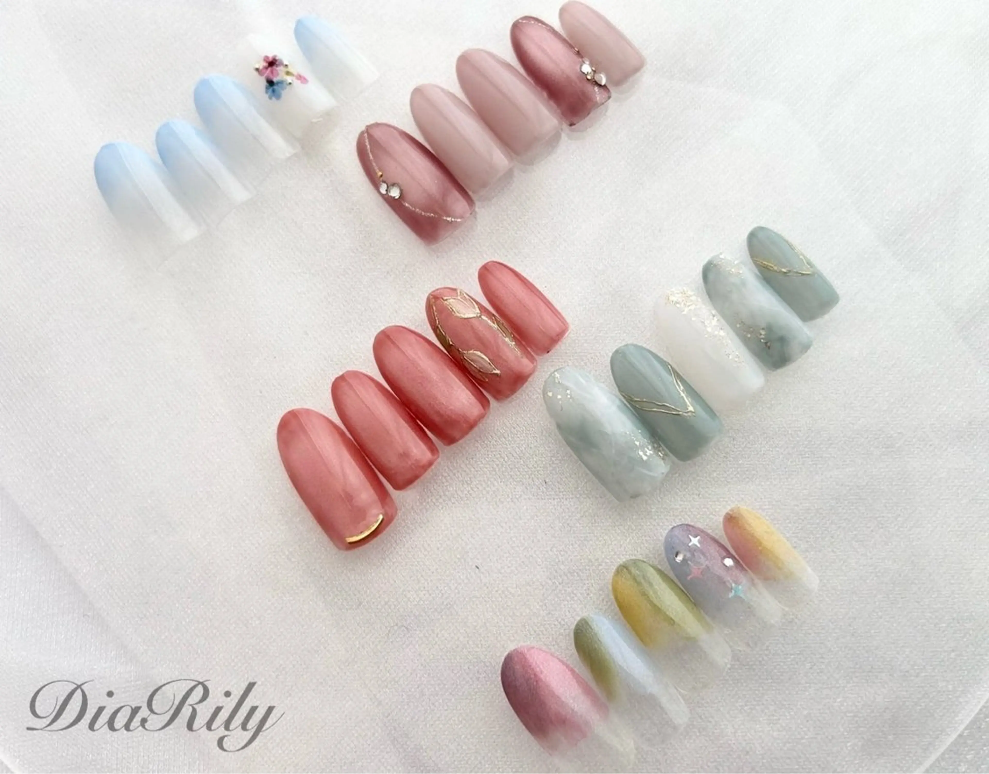 ネイル ハンドネイル ハンドケア diarily はるひのネイルデザイン