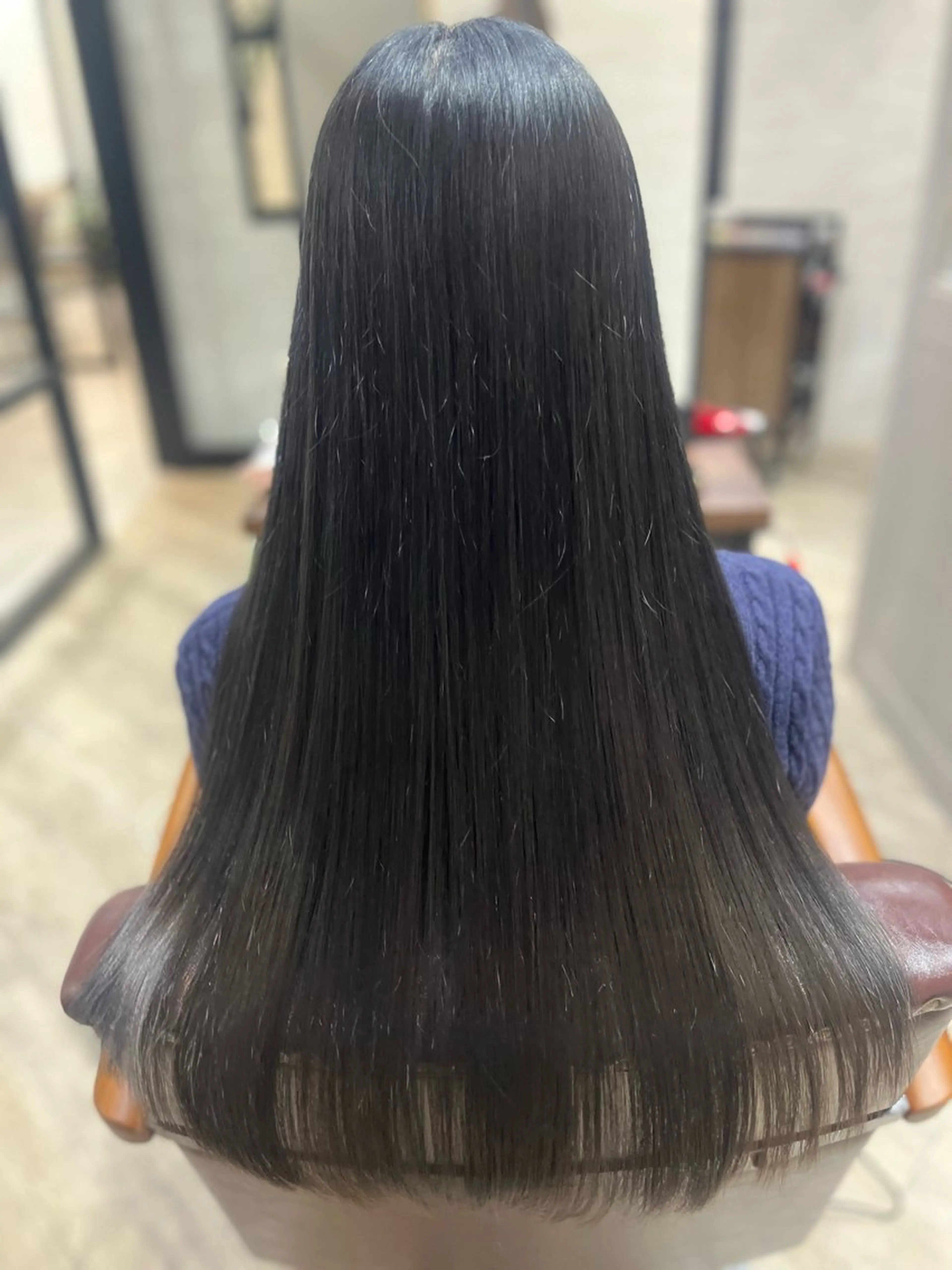 ロング カラー ブリーチ グレージュ ヘアカラー トリートメント 🫧ぷる艶カラー🫧 Yuubi🦩のヘアスタイル