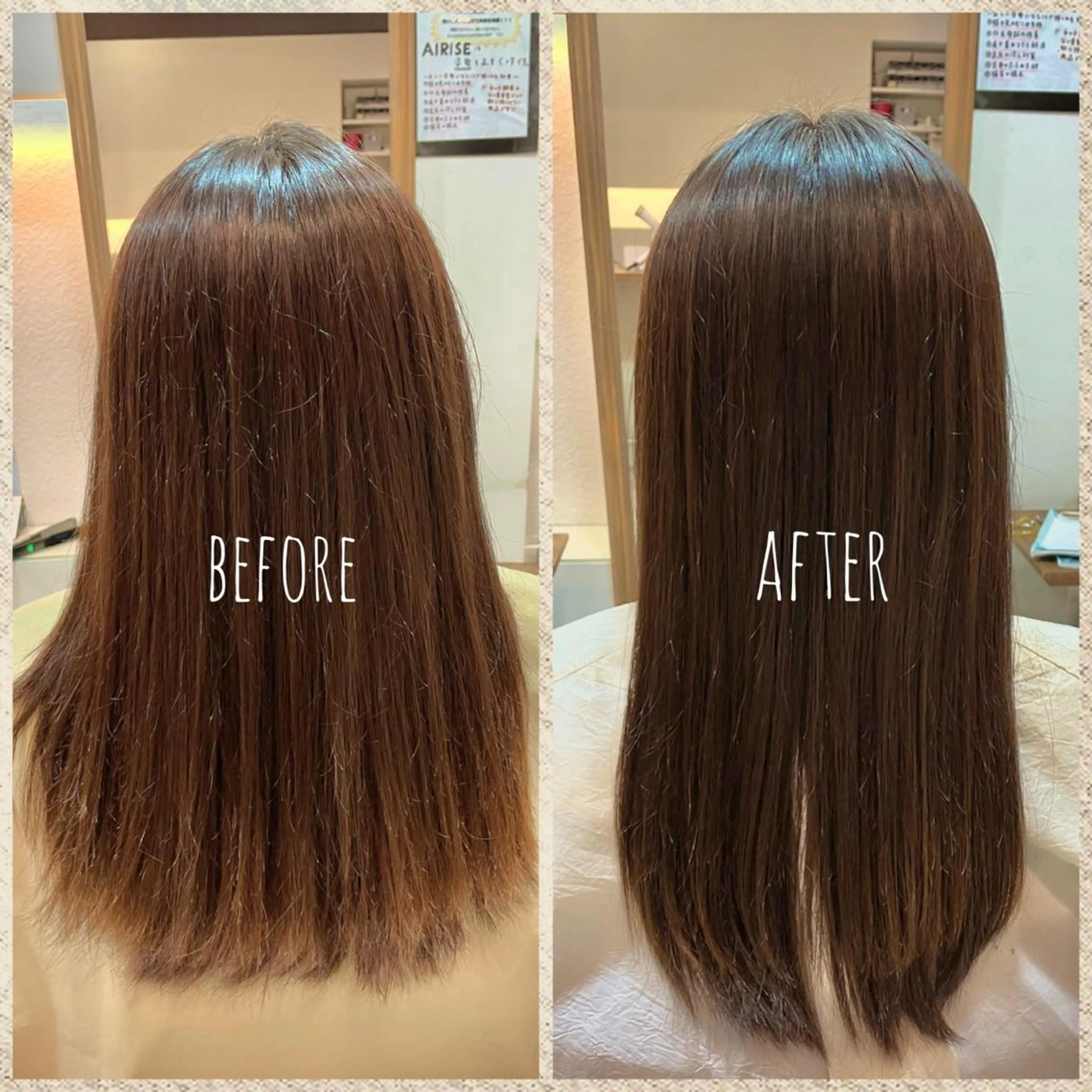 ダメージ最大限オフ!縮毛矯正💇🏻♀️うねりをとり、まっすぐすぎない自然な髪へ✨の写真