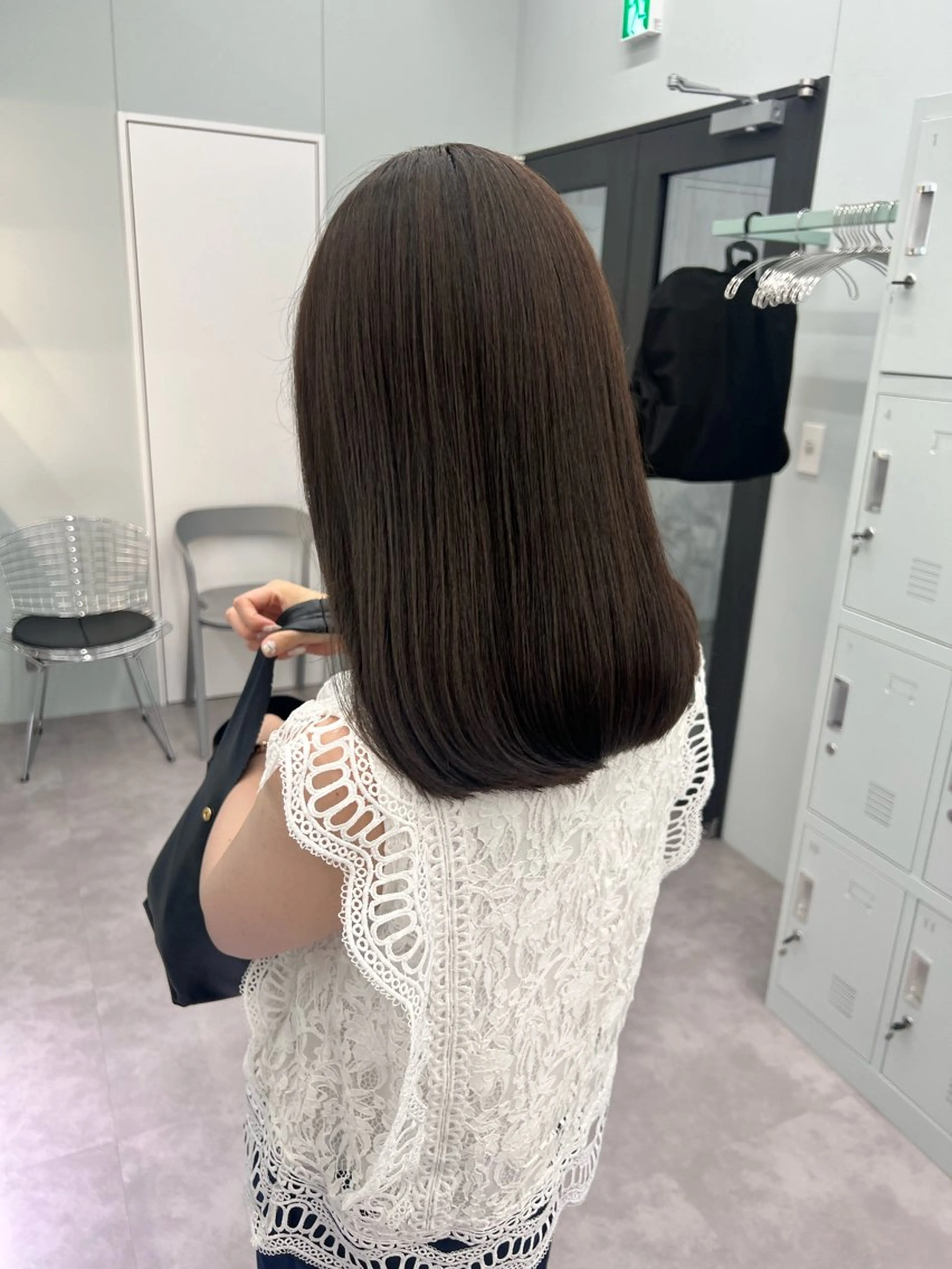 ミディアム 髪質改善 トリートメント カット ヘアカラー トリートメント 名駅🦢大人艶カラー 🪽カミヤアカネのヘアスタイル