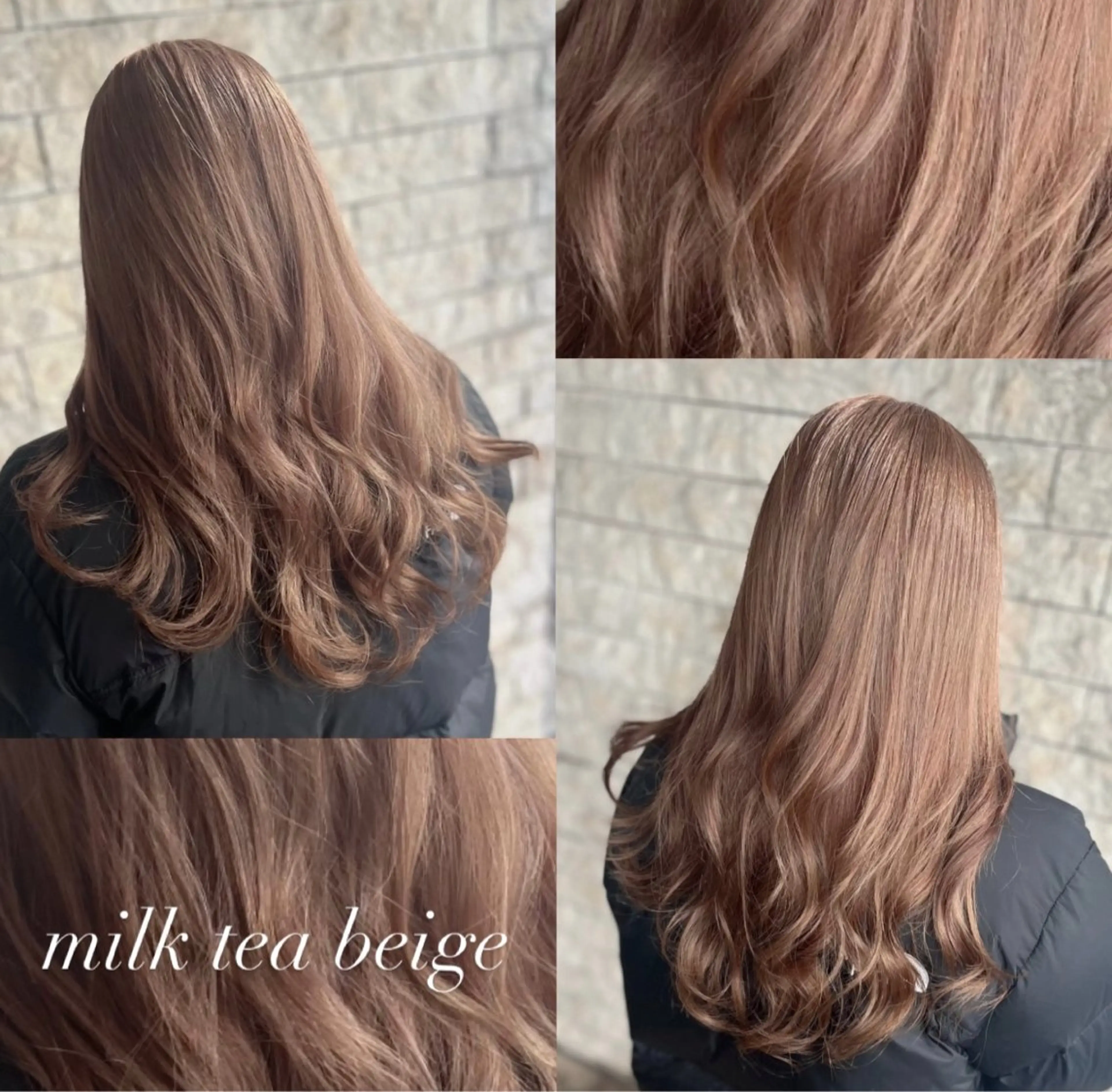 ロング ヘアカラー 透明感カラー／ 艶感カラー／RAMUのヘアスタイル