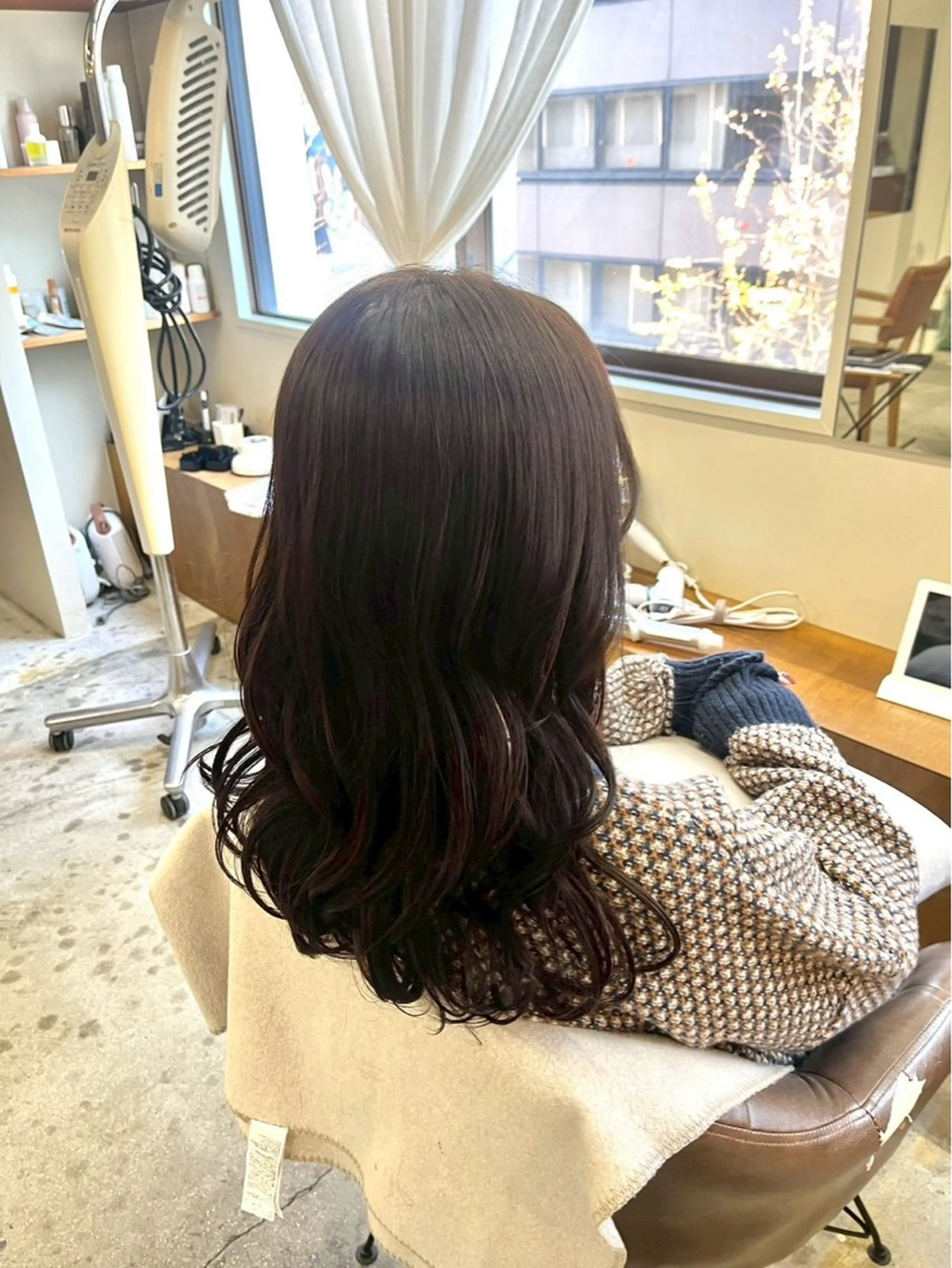 ロング カラー ヘアカラー 💐花屋併設💐 宮園　雛羽のヘアスタイル