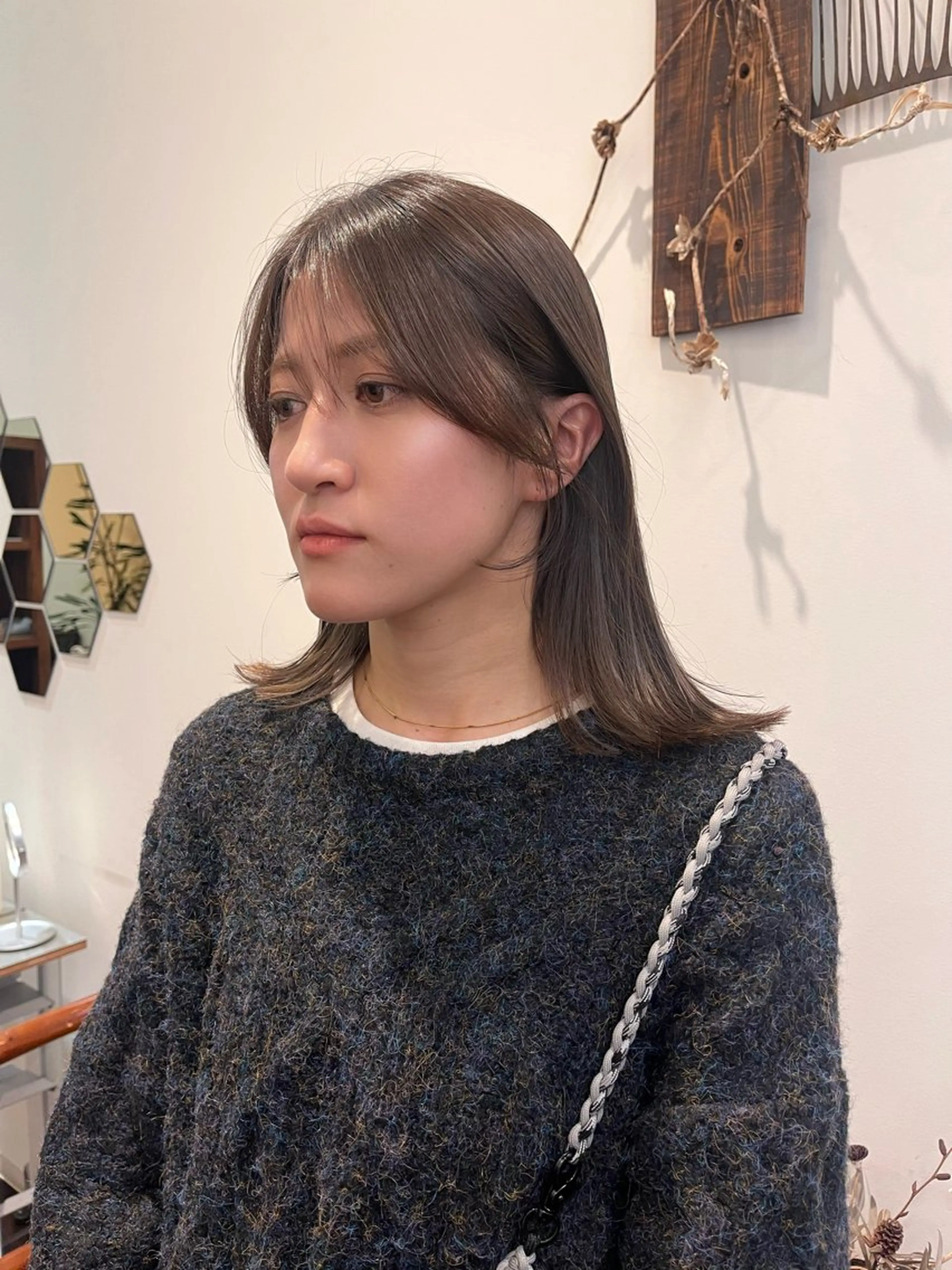 ミディアム カラー ヘアカラー sizuk natsukiのヘアスタイル