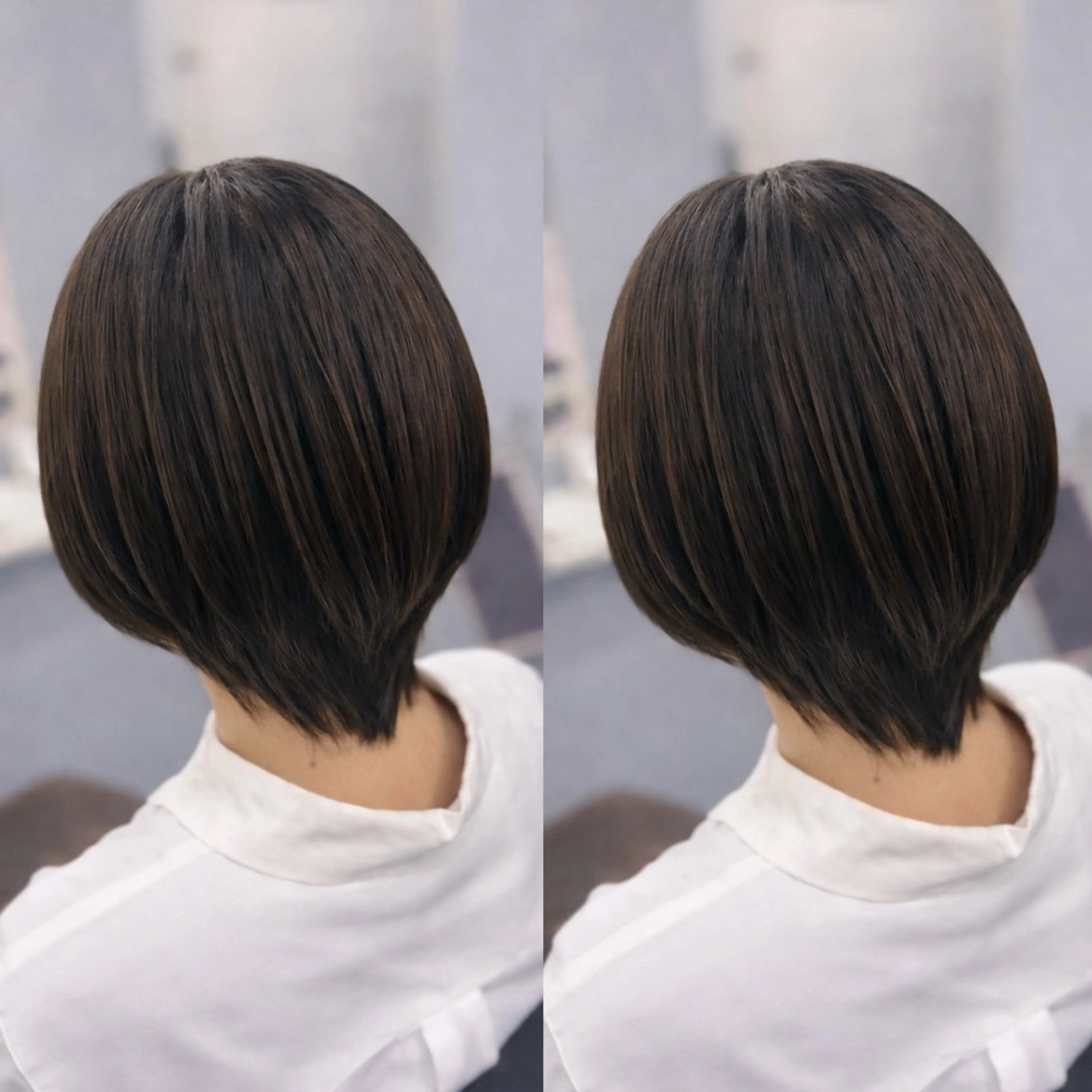 ショート カット トリートメント ハイトーン🎀 暖色系カラー🎀愛美のヘアスタイル