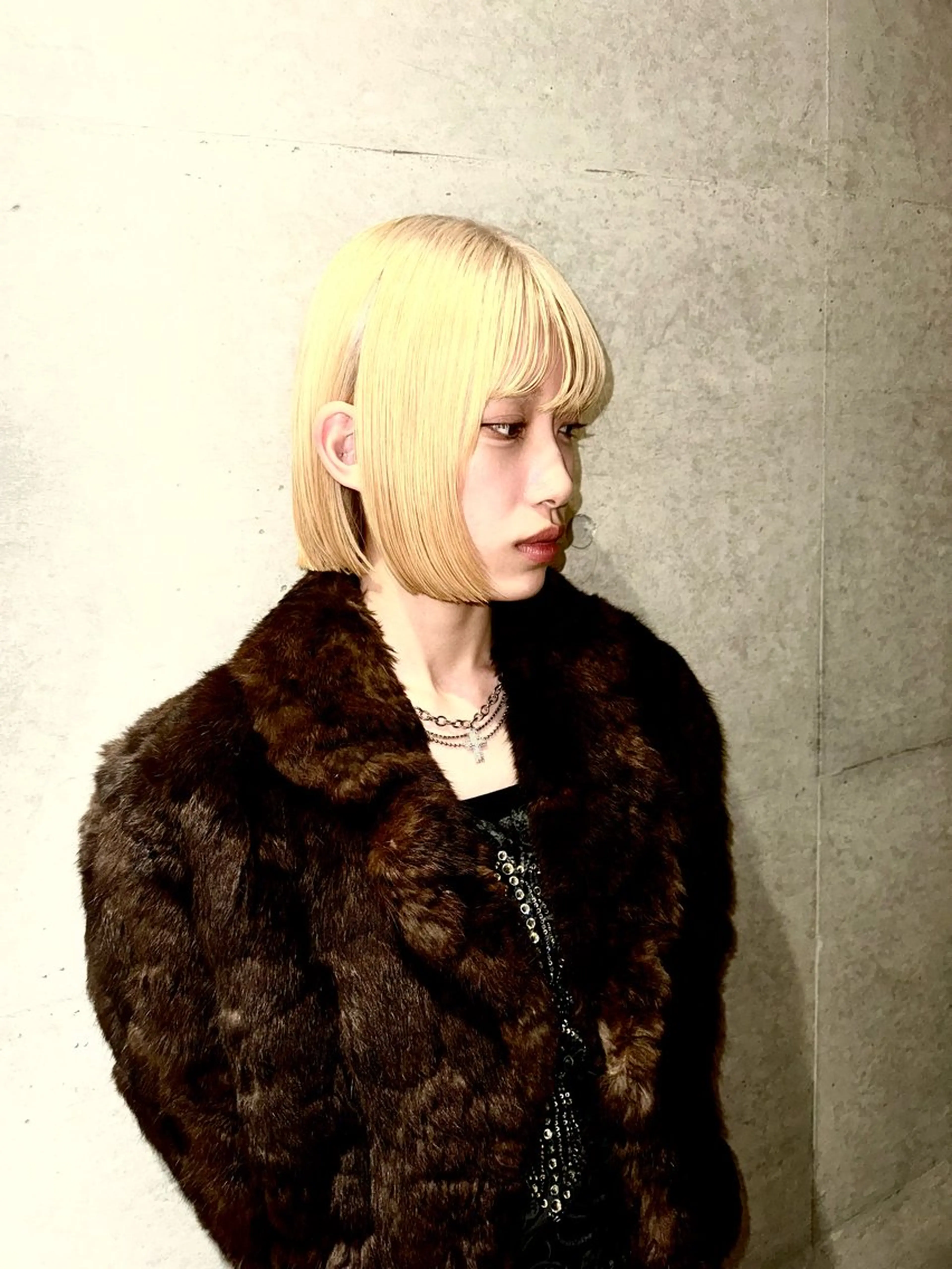 ミディアム カラー カット ヘアカラー トリートメント デザインカラー⭐︎★ 🐆hyo🐆のヘアスタイル