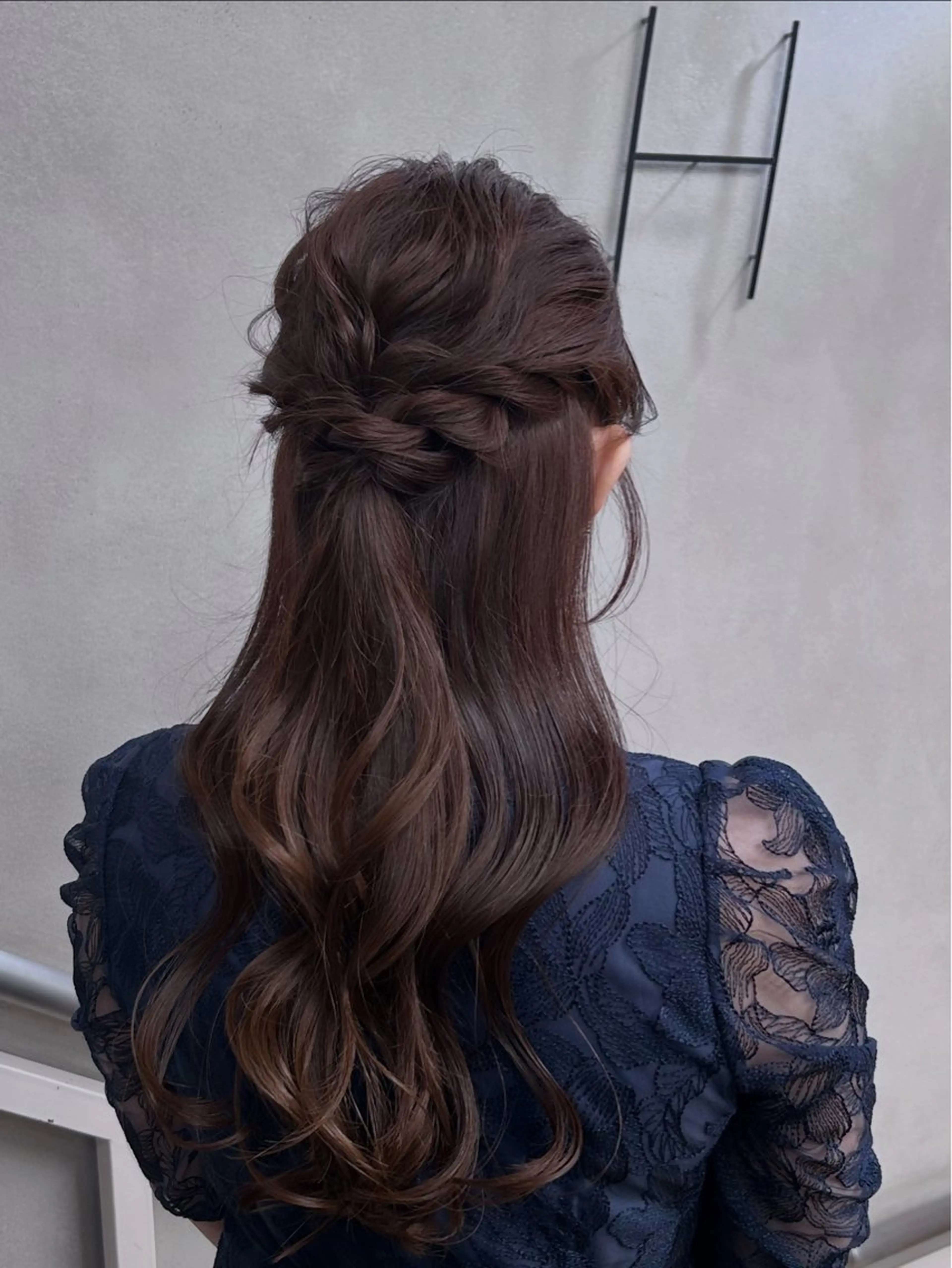 ヘアアレンジ ハーフアップ ヘアセット H天神橋所属・心優/ MIYUUのヘアスタイル