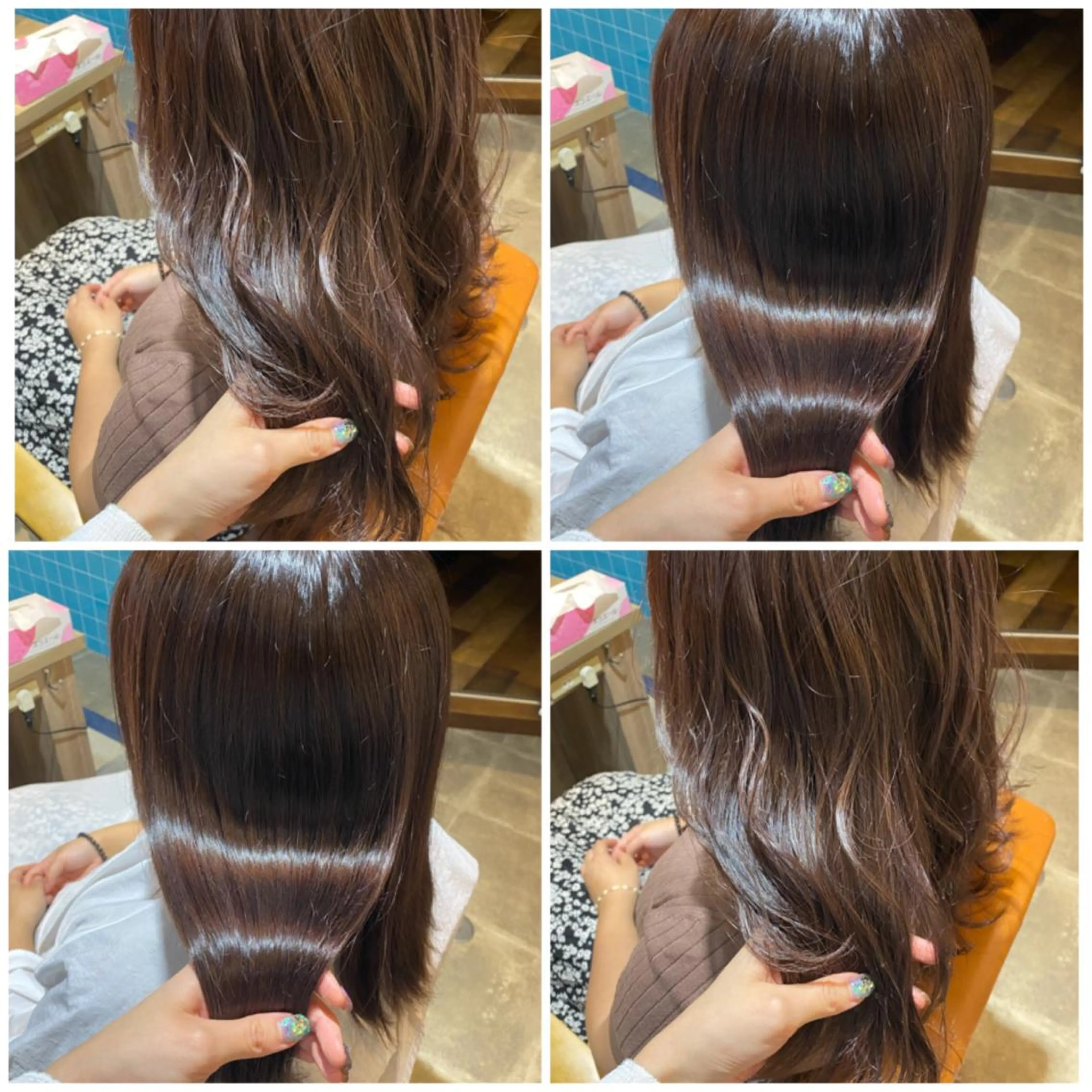 カラー ラベンダーカラー カット ヘアカラー トリートメント 🐻結んで可愛い hair EMI🐻のヘアスタイル