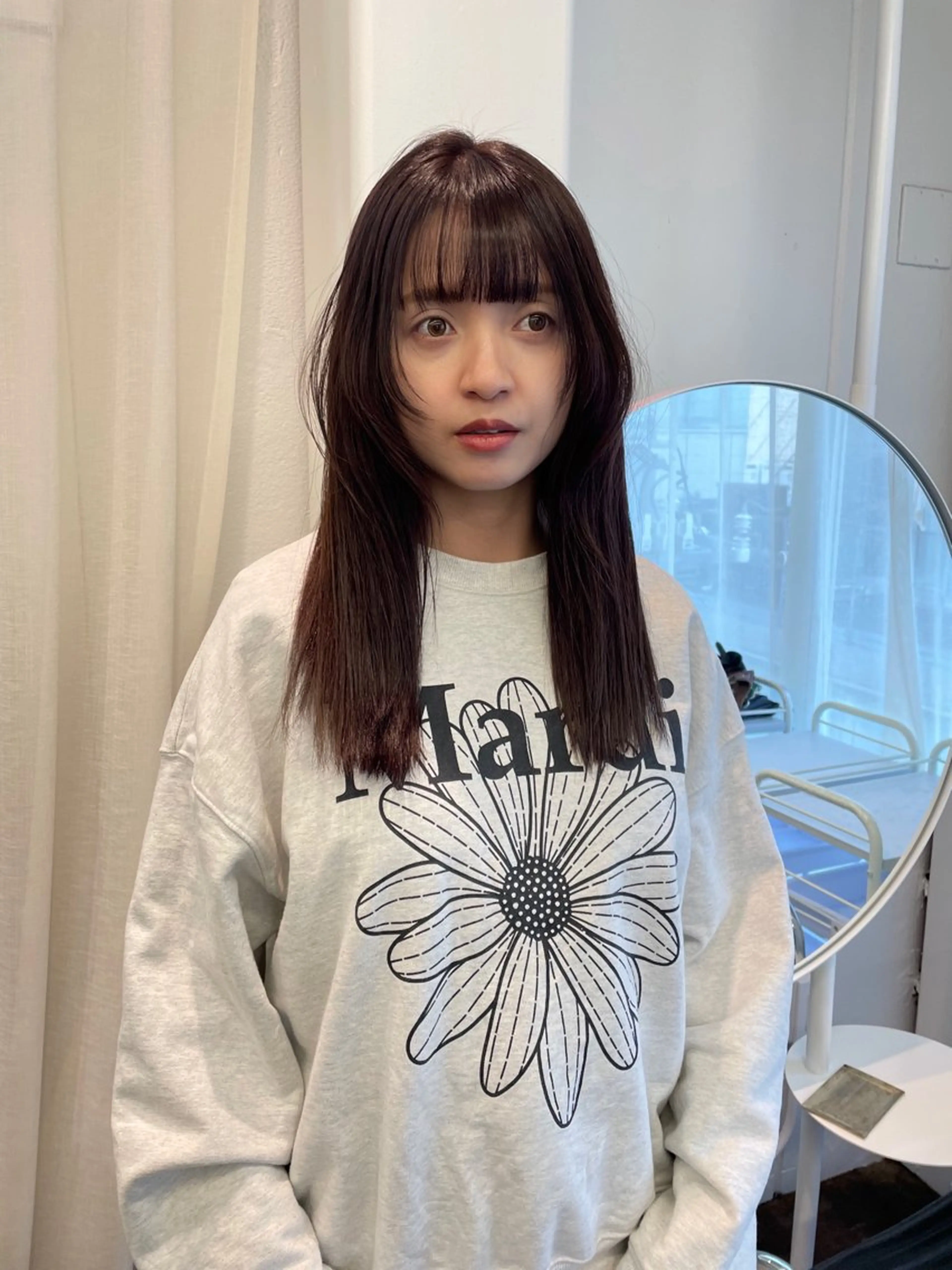 ロング カラー カット ヘアカラー トリートメント レイヤーカット🎀 kanaのヘアスタイル