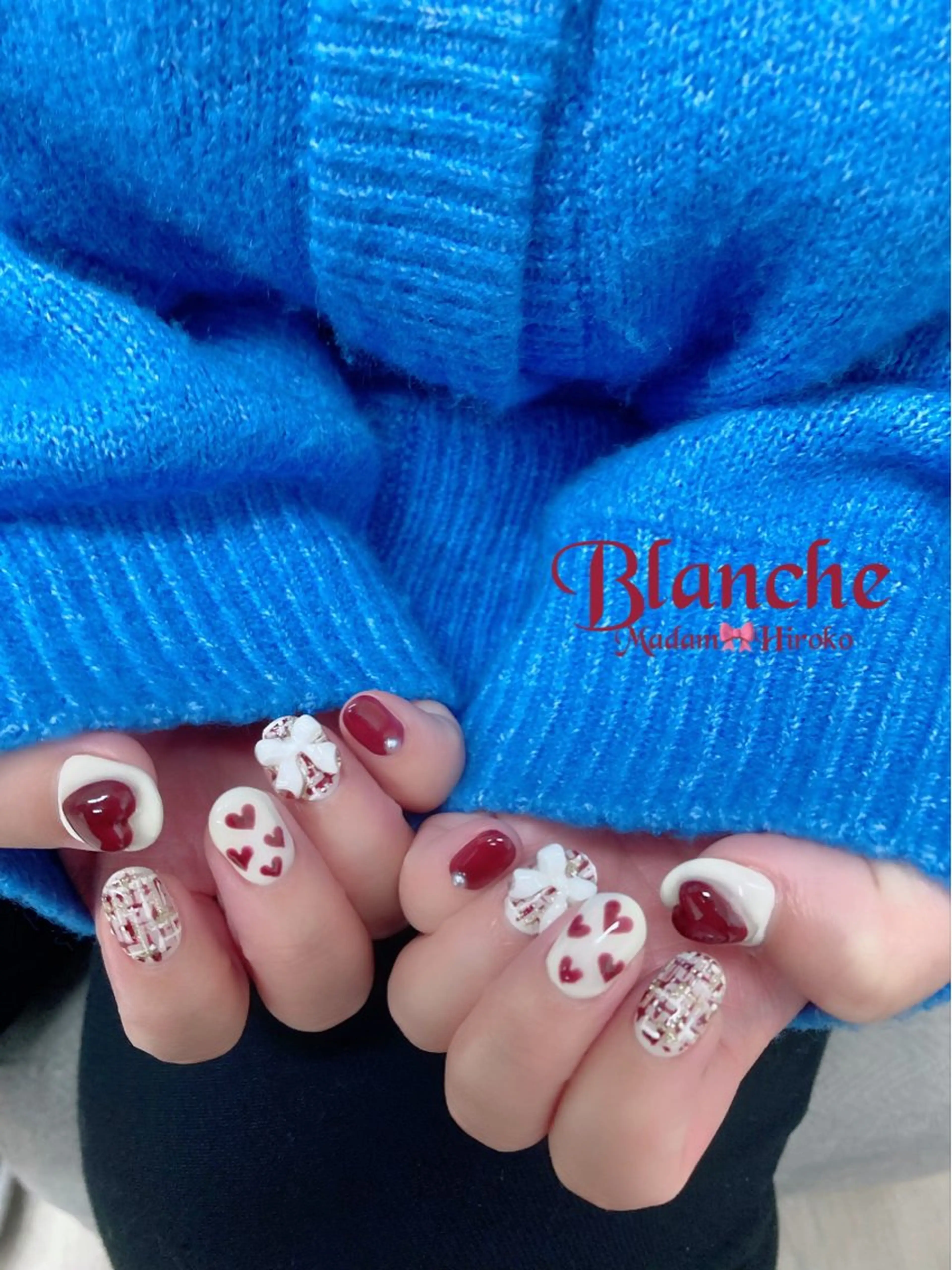 ネイル バレンタイン Lianネイル 寛子Lianのネイルデザイン