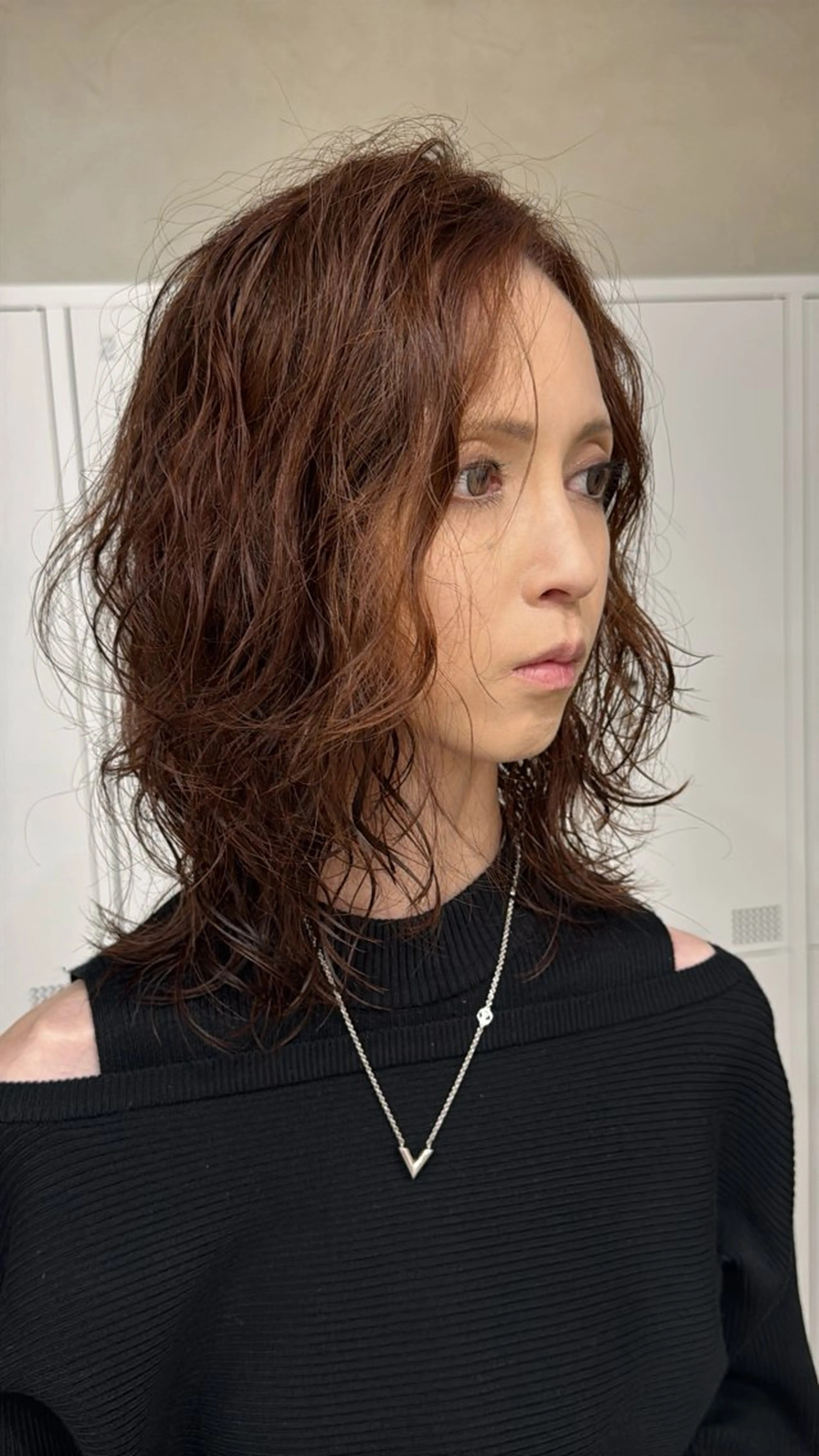セミロング パーマ 小山 一之のヘアスタイル