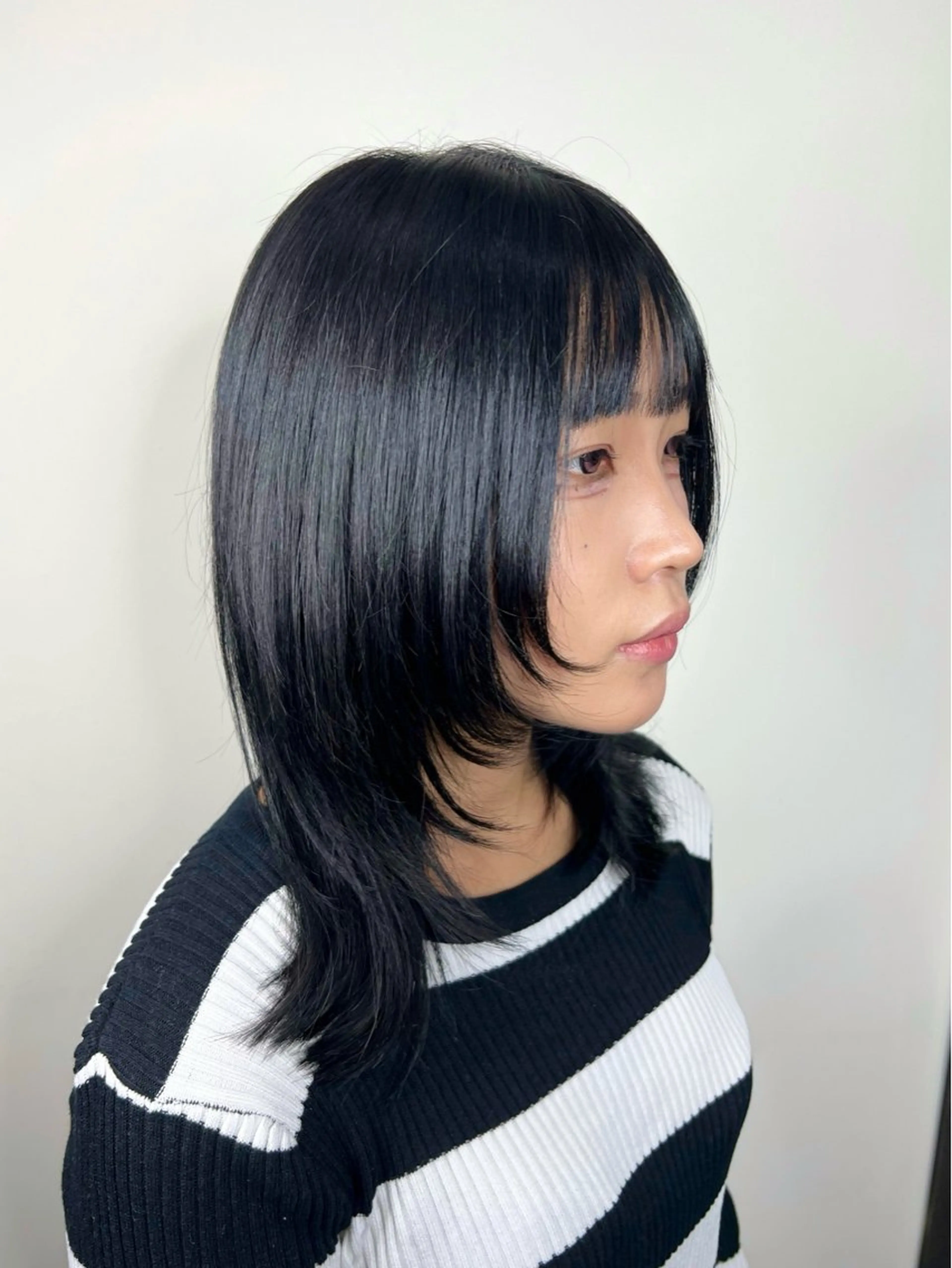 ミディアム カラー 髪質改善 ウルフカット カット ヘアカラー トリートメント 🐺ウルフカット特化 🐺/今川尚睦のヘアスタイル