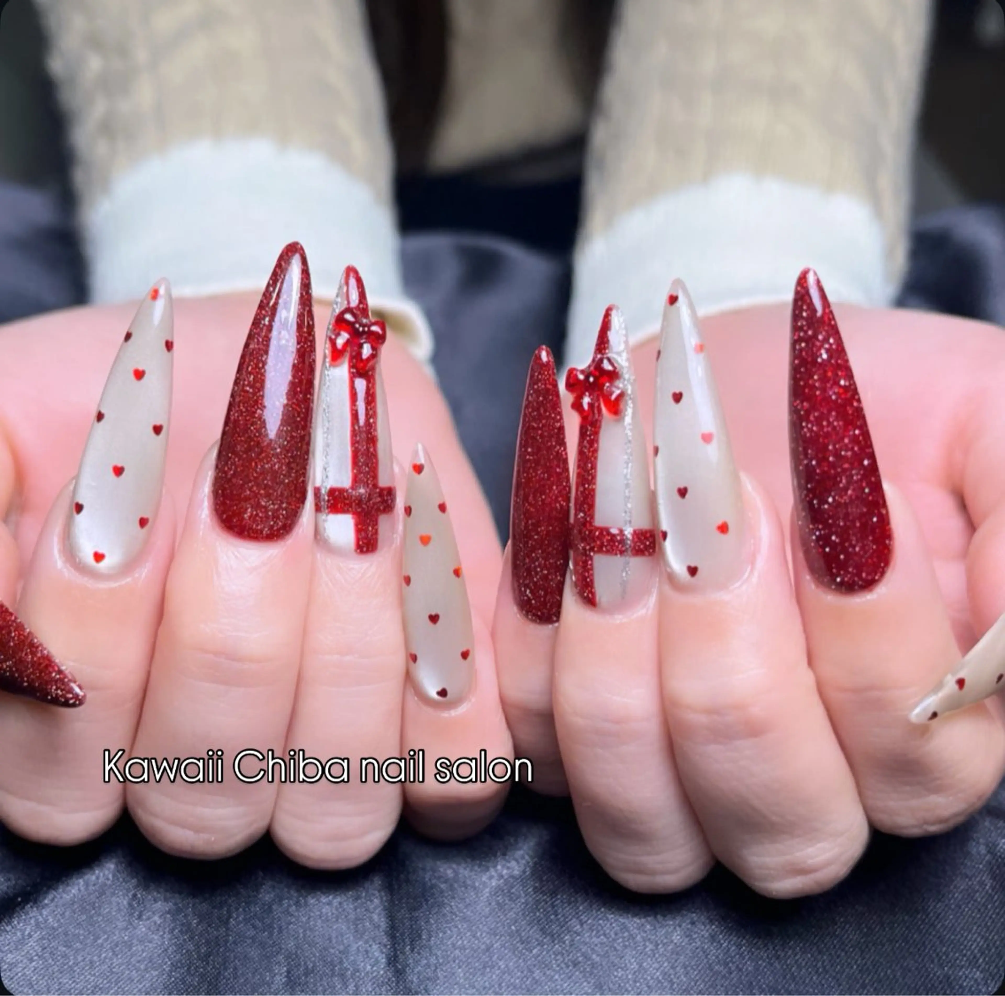 ネイル チークネイル 桜ネイル 長さ出し フラワーネイル フレンチネイル ハンドネイル ハンドケア Kawaii Chiba nailのネイルデザイン