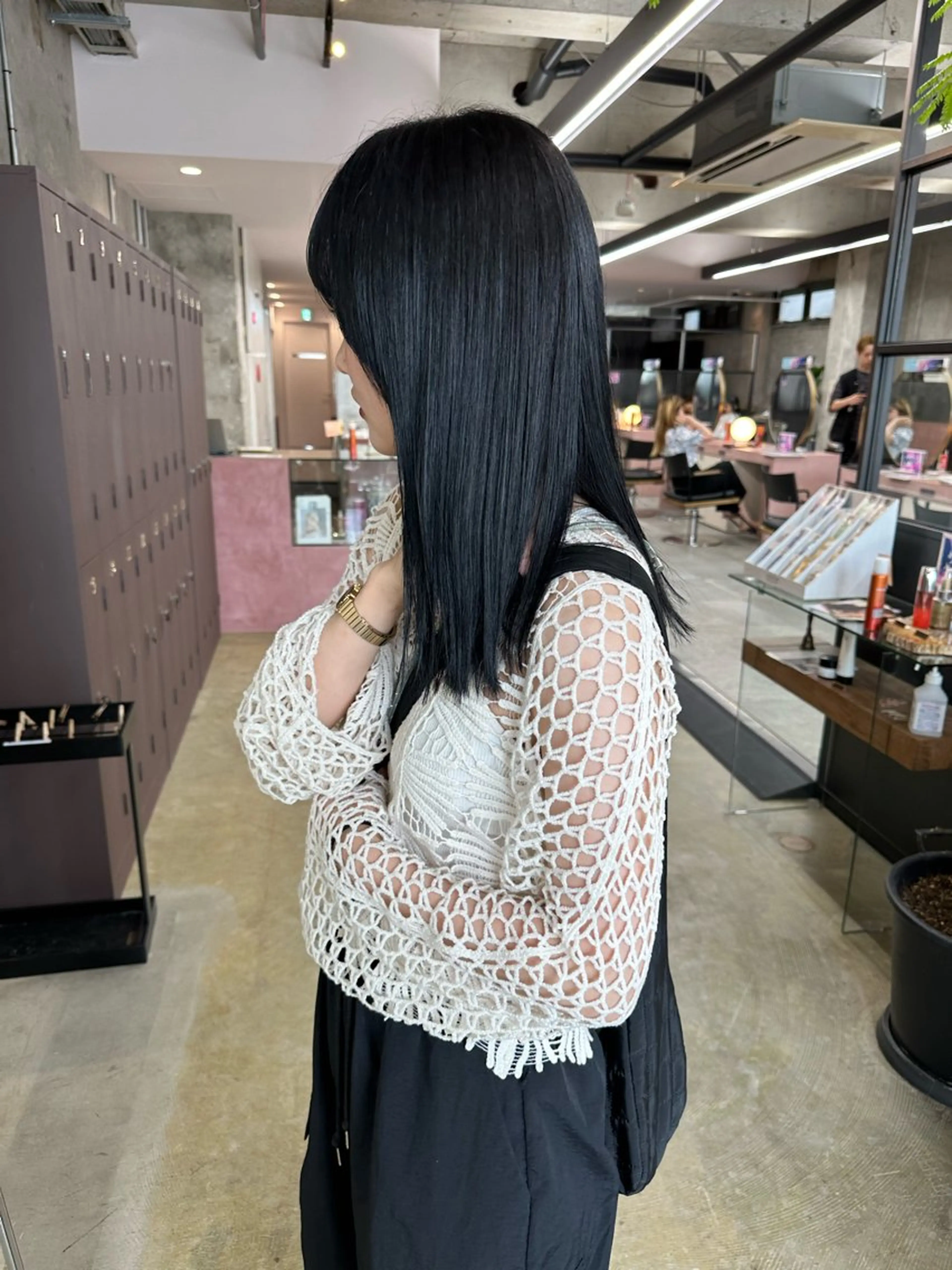 セミロング カラー myu 🐈‍⬛のヘアスタイル