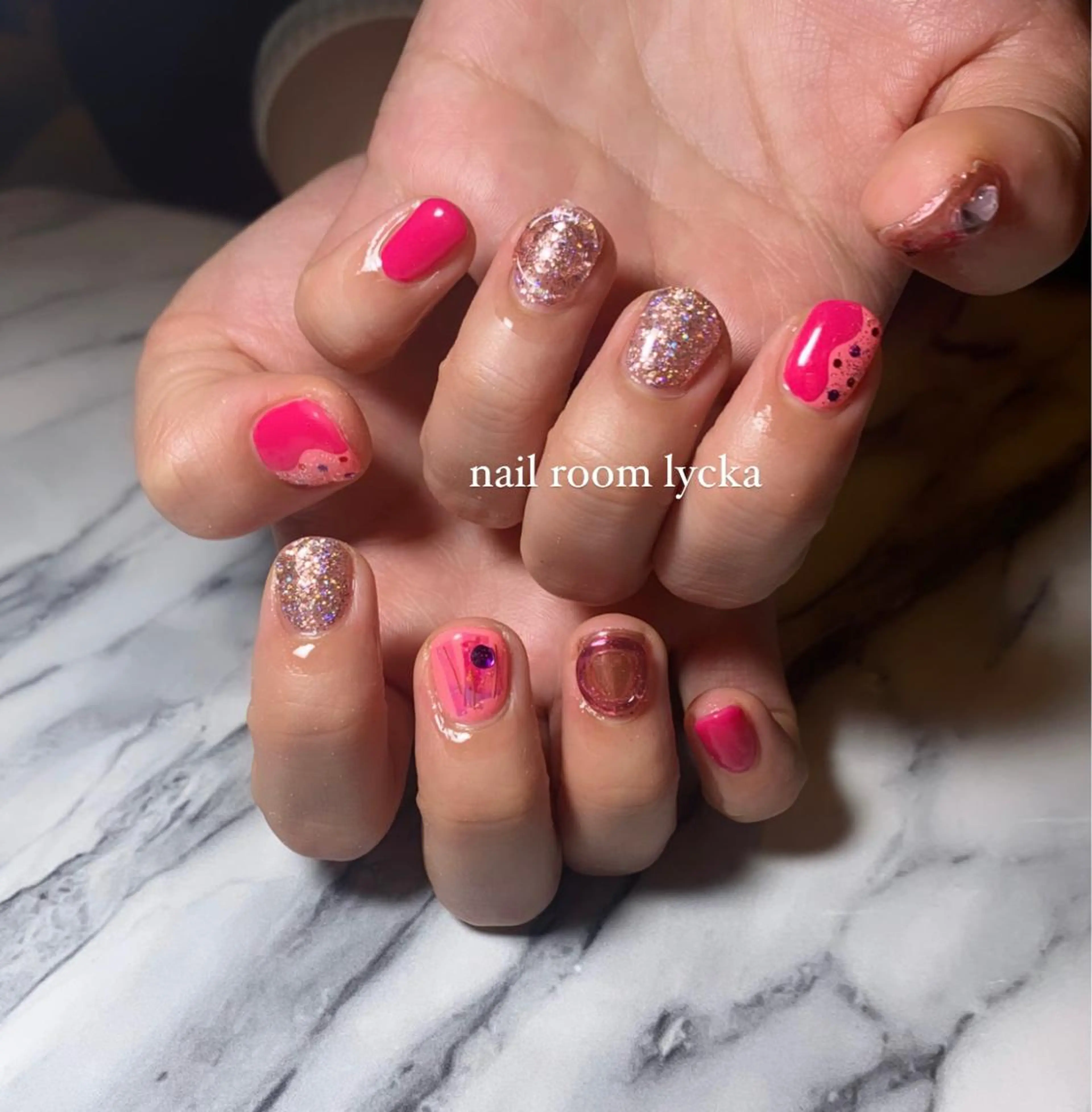 ネイル ﾈｲﾙﾙｰﾑﾘｯｶ 𝐦𝐚𝐲𝐮のネイルデザイン