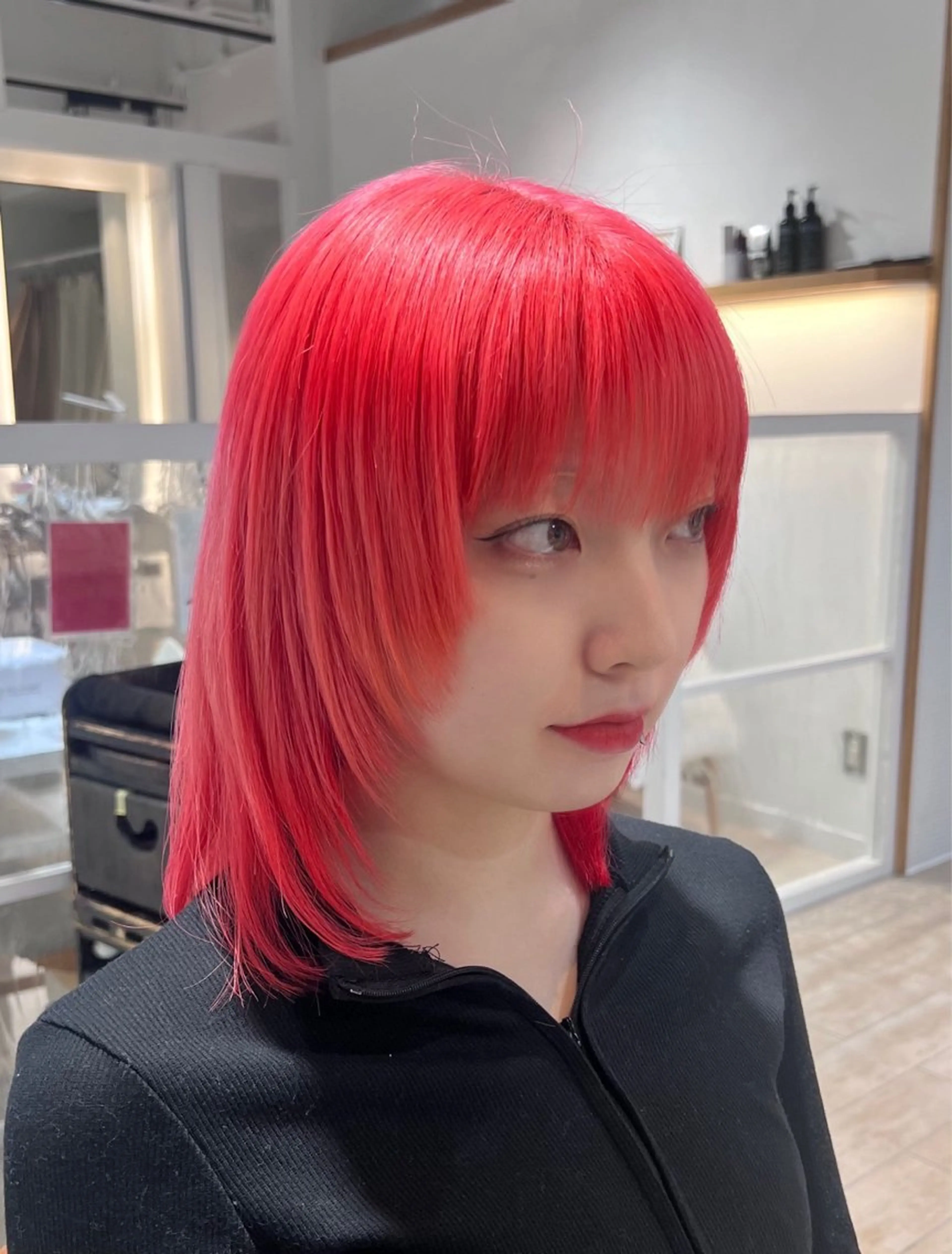 ミディアム モデル募集 セイノチヒロのヘアスタイル