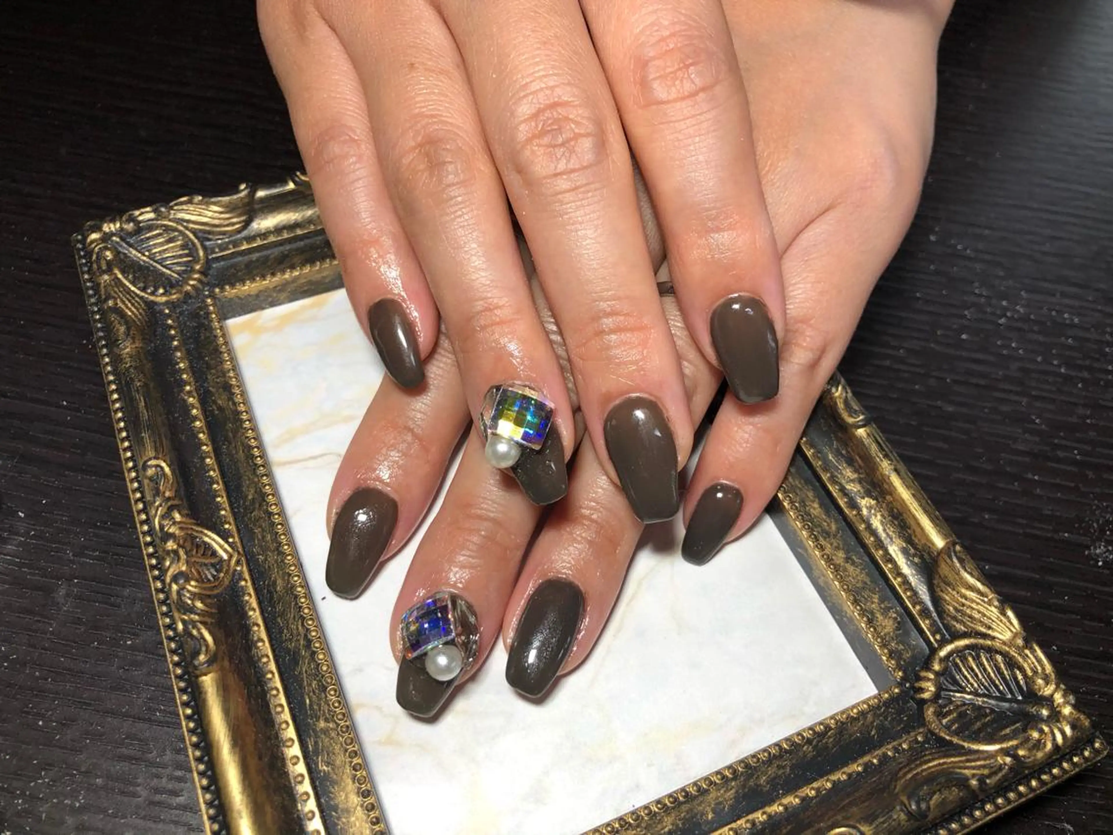 ネイル ワンカラーネイル Nail salon Caco.のネイルデザイン