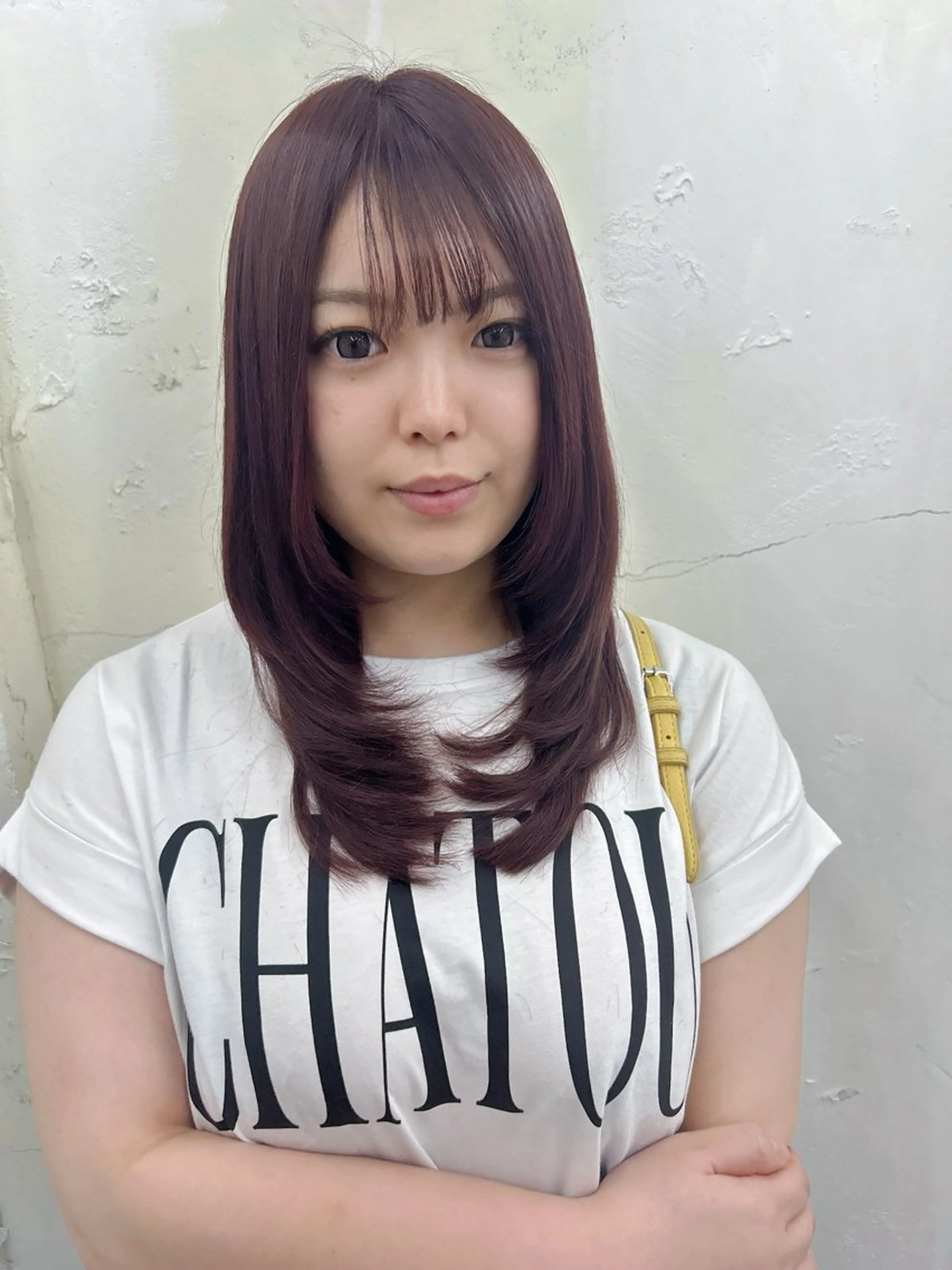 ミディアム カラー シールエクステ エクステ ハイレイヤー レイヤーカット カット ヘアカラー トリートメント エクステ レイヤー/エクステ alpha下妻のヘアスタイル
