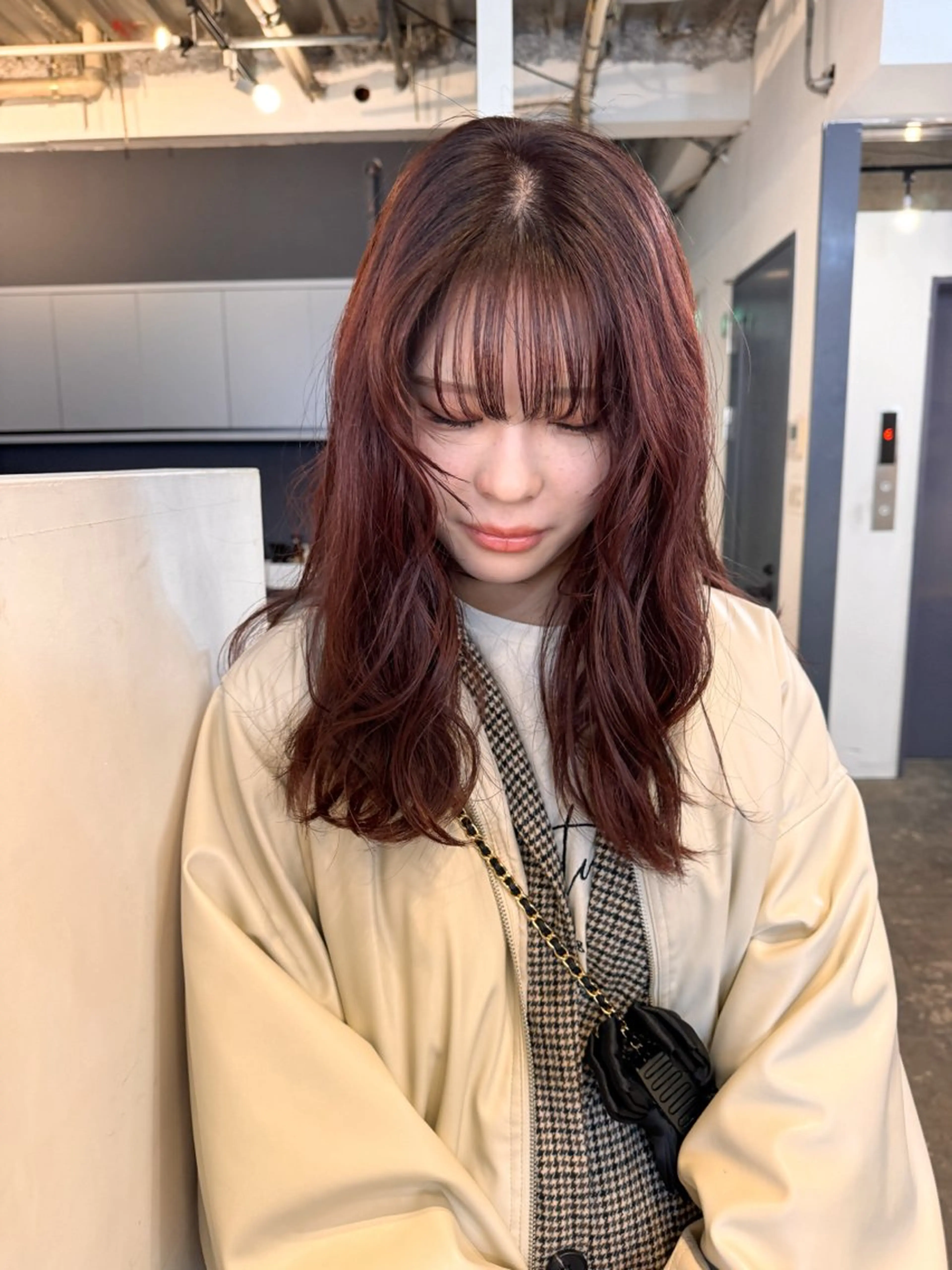 セミロング カット ヘアカラー トリートメント レイヤーカット/ 火ノ見🪡のヘアスタイル