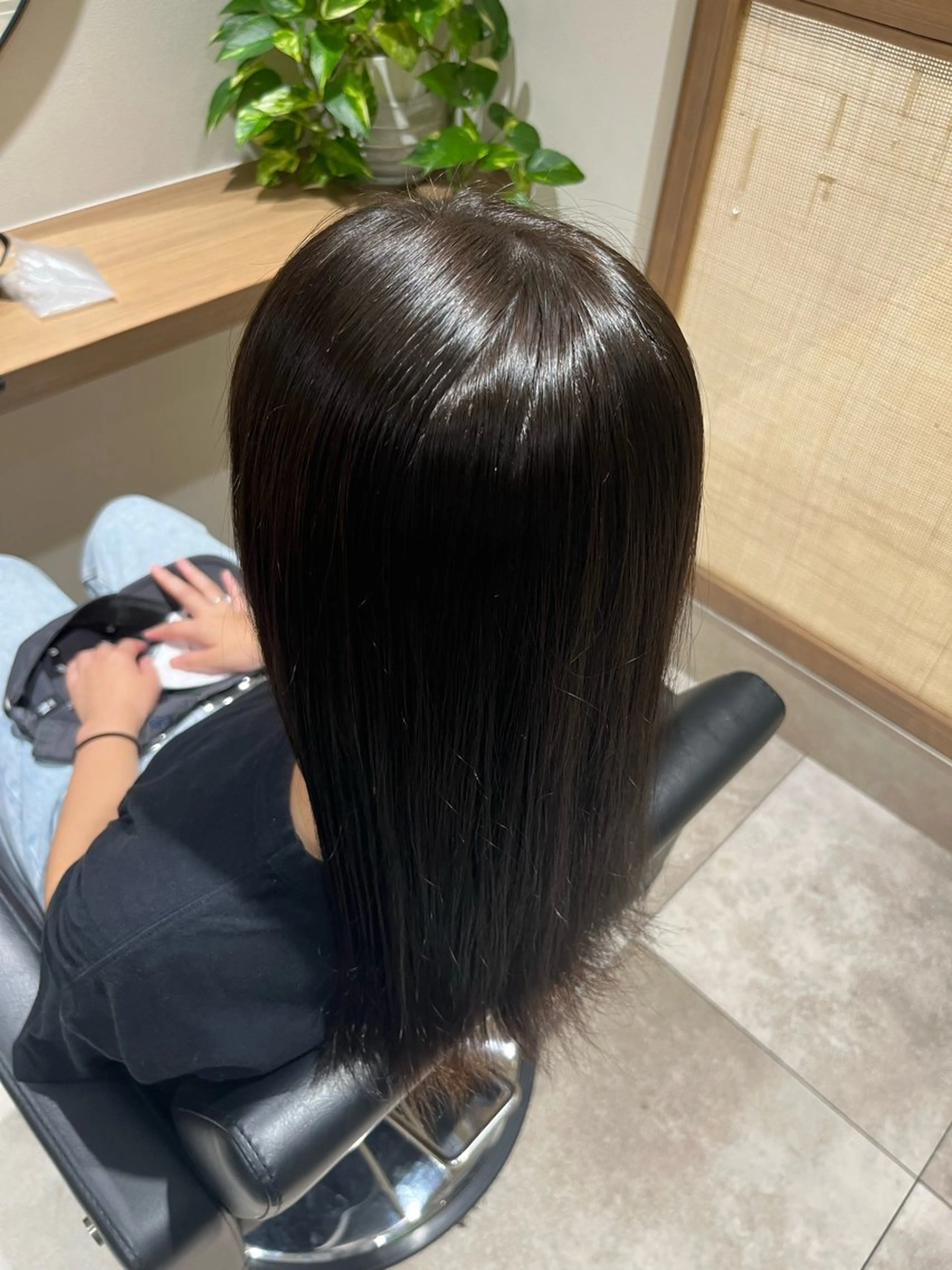 セミロング カラー ブラウンカラー ショコラブラウン 🎀monaco/ ria🎀のヘアスタイル